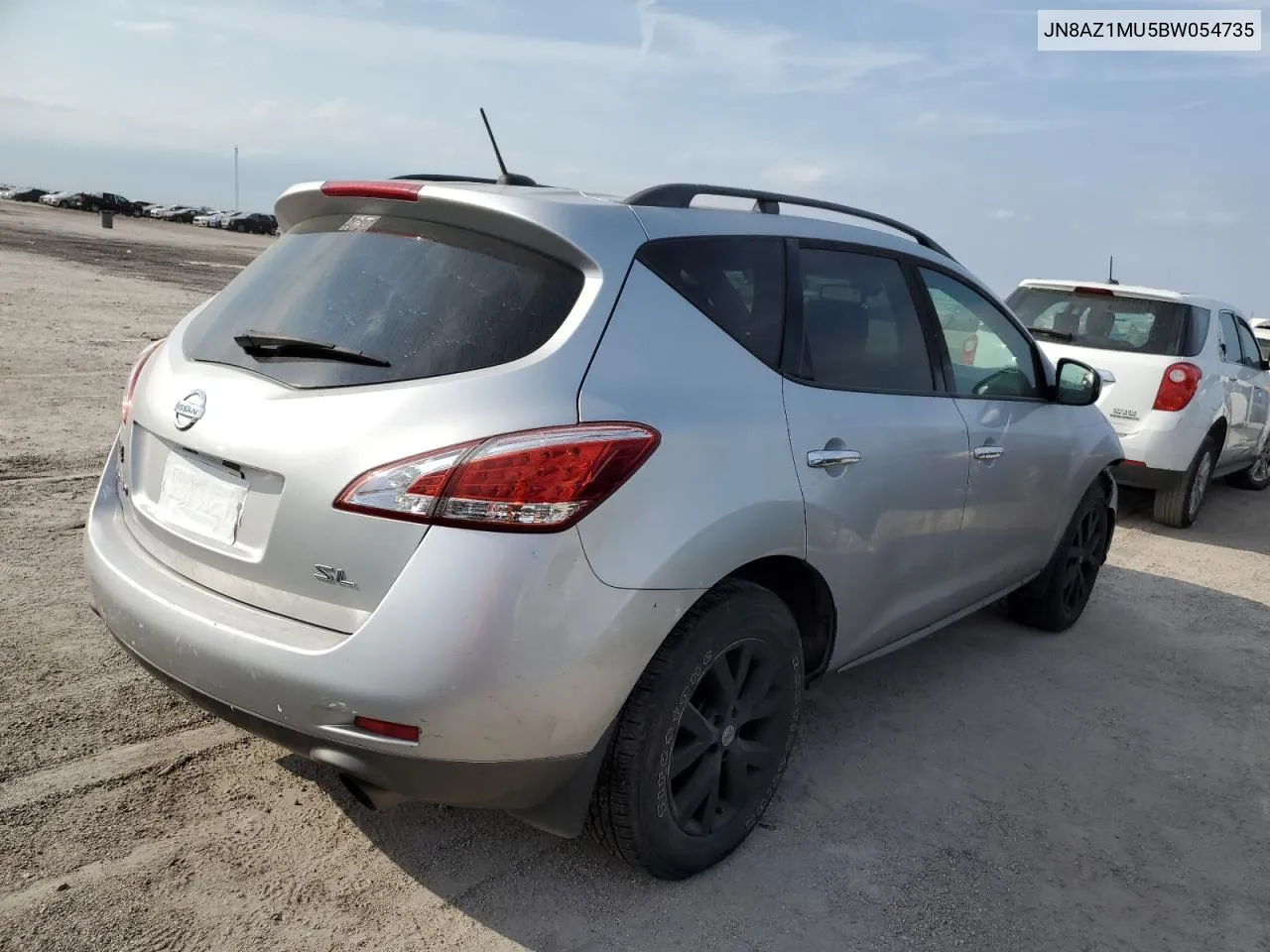 2011 Nissan Murano S VIN: JN8AZ1MU5BW054735 Lot: 75284604