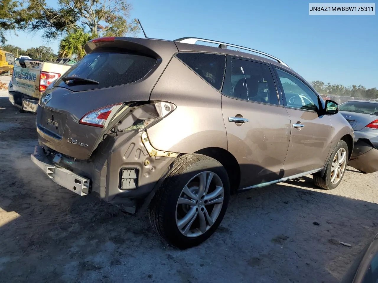 JN8AZ1MW8BW175311 2011 Nissan Murano S