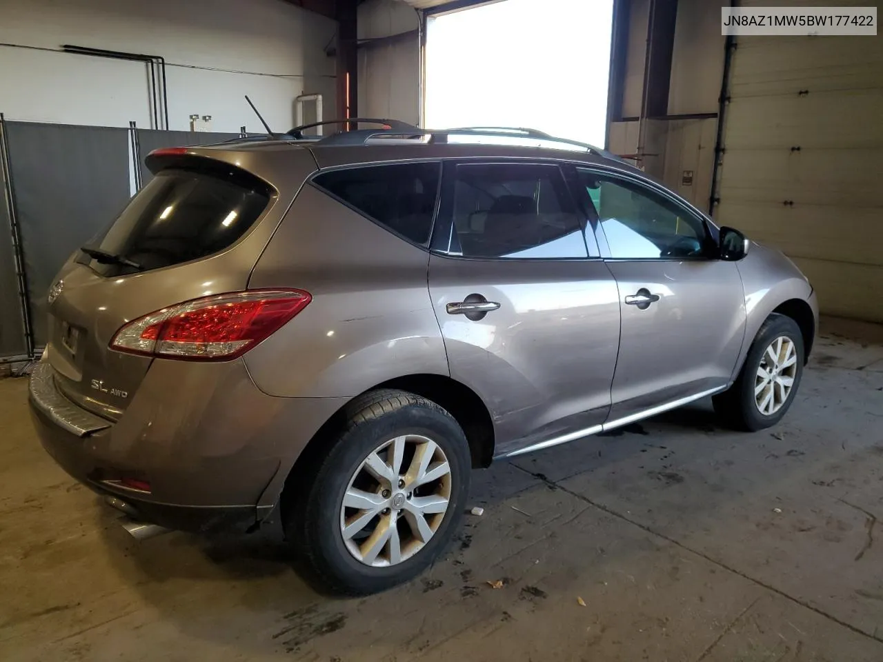 2011 Nissan Murano S VIN: JN8AZ1MW5BW177422 Lot: 75326494