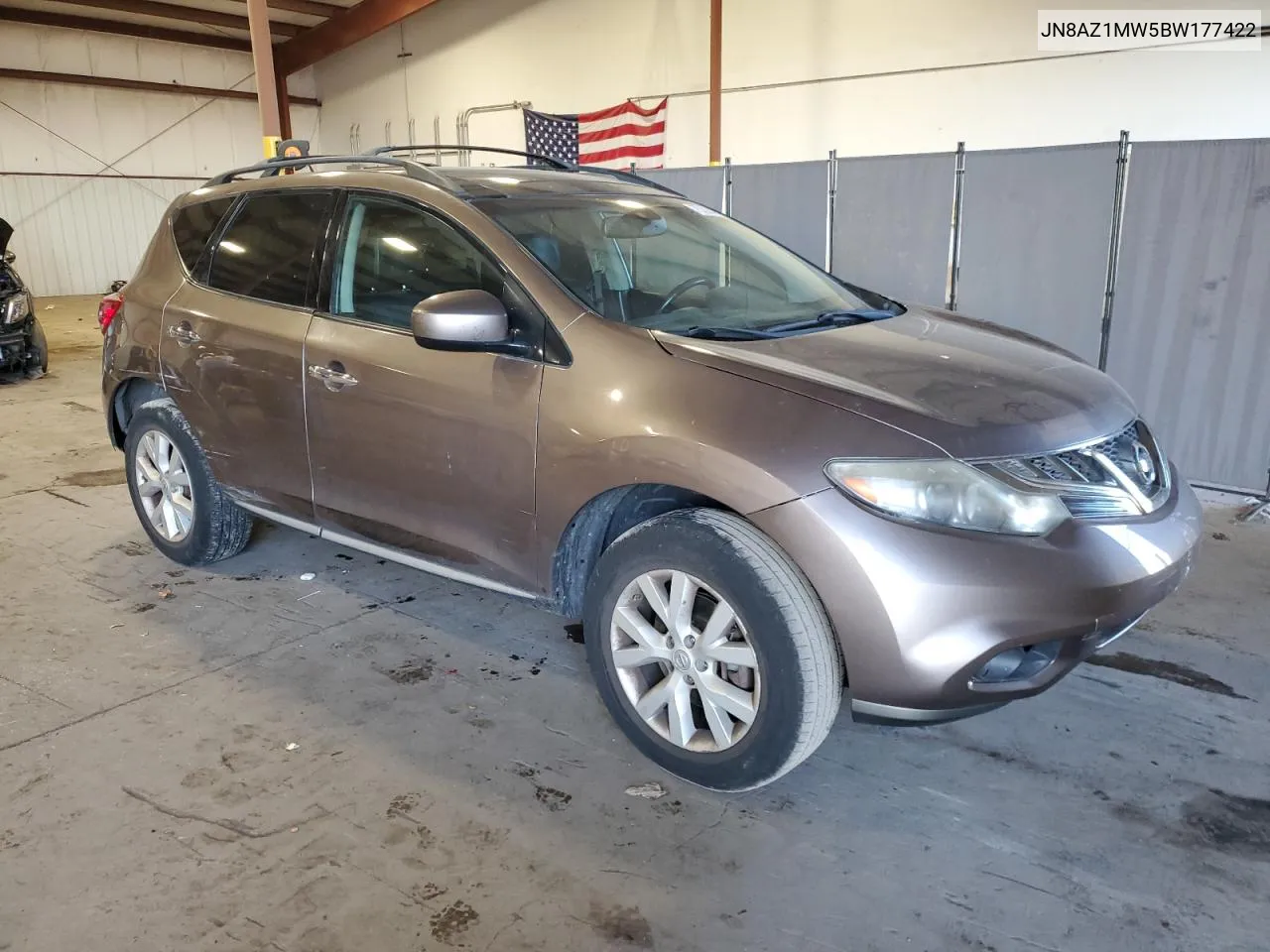 2011 Nissan Murano S VIN: JN8AZ1MW5BW177422 Lot: 75326494