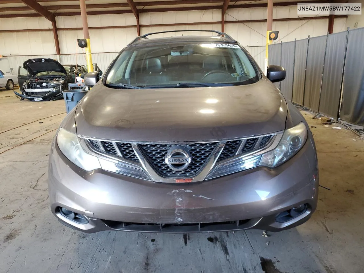 2011 Nissan Murano S VIN: JN8AZ1MW5BW177422 Lot: 75326494