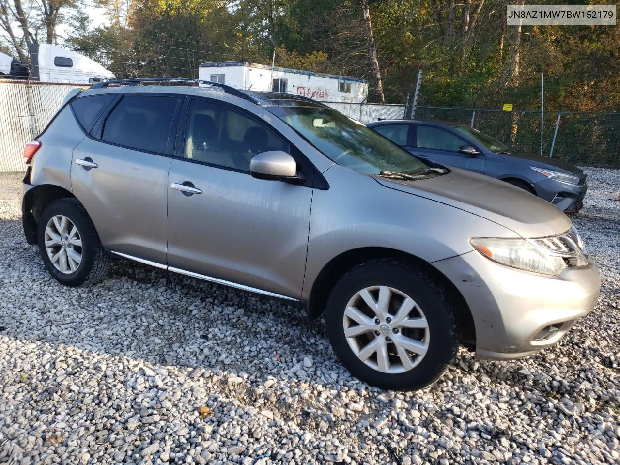 2011 Nissan Murano S VIN: JN8AZ1MW7BW152179 Lot: 75717704