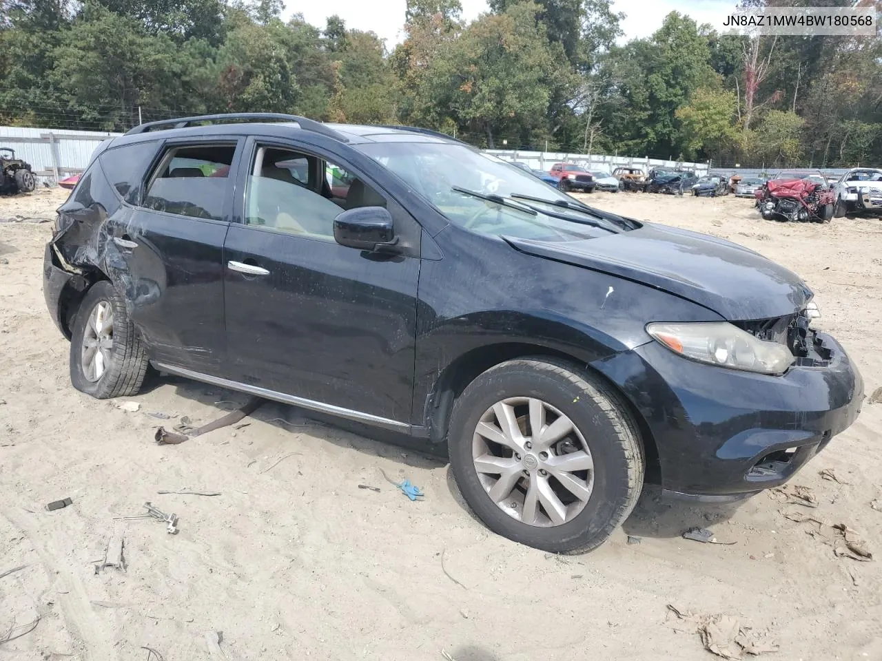 2011 Nissan Murano S VIN: JN8AZ1MW4BW180568 Lot: 75944704