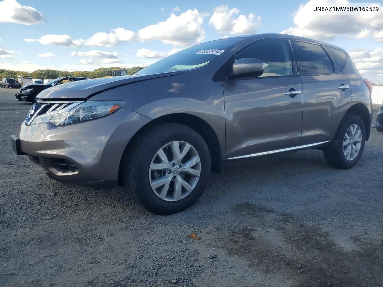 2011 Nissan Murano S VIN: JN8AZ1MW5BW169529 Lot: 75961444