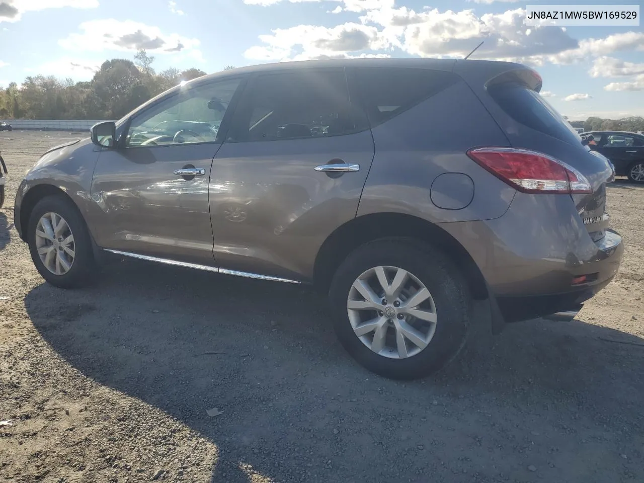 JN8AZ1MW5BW169529 2011 Nissan Murano S