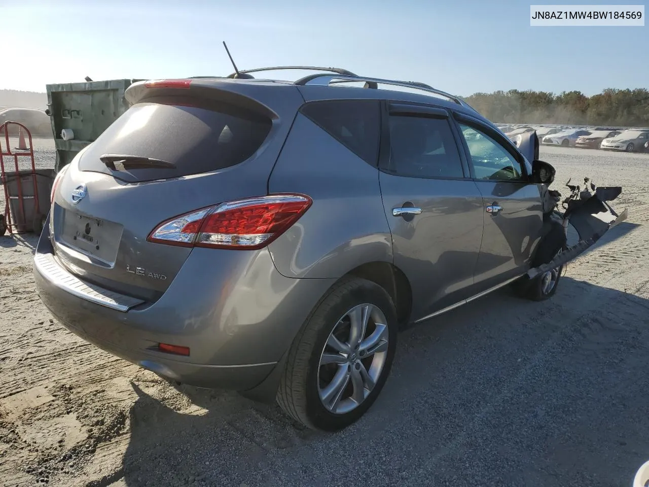 2011 Nissan Murano S VIN: JN8AZ1MW4BW184569 Lot: 76034474