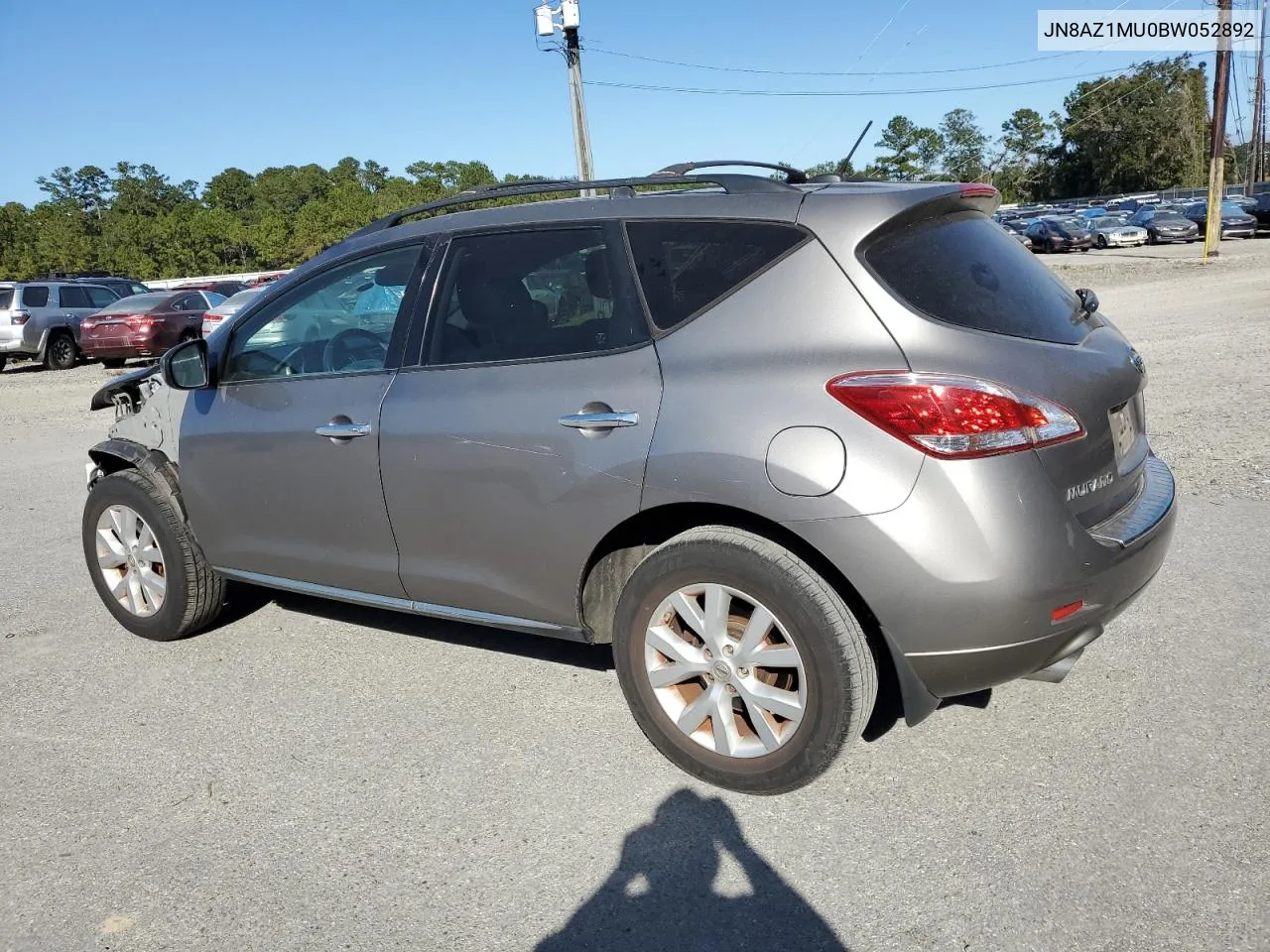 2011 Nissan Murano S VIN: JN8AZ1MU0BW052892 Lot: 76526344