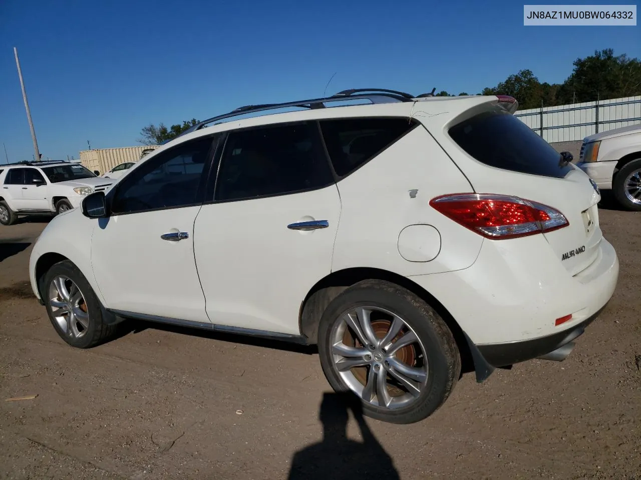 2011 Nissan Murano S VIN: JN8AZ1MU0BW064332 Lot: 76551364