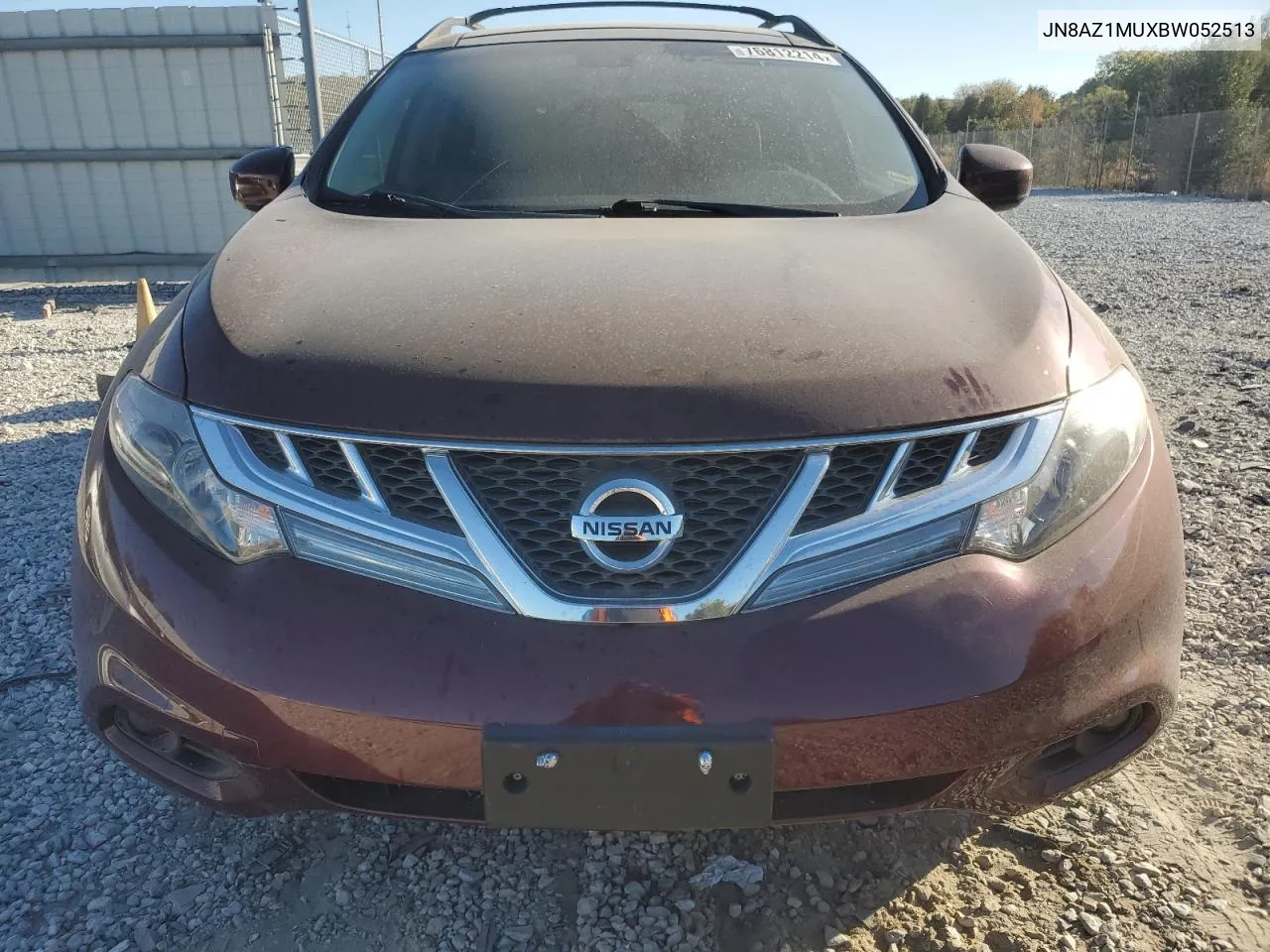 2011 Nissan Murano S VIN: JN8AZ1MUXBW052513 Lot: 76812214