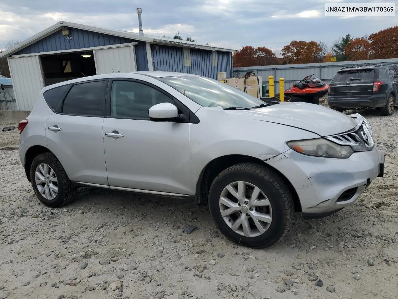 2011 Nissan Murano S VIN: JN8AZ1MW3BW170369 Lot: 76893734