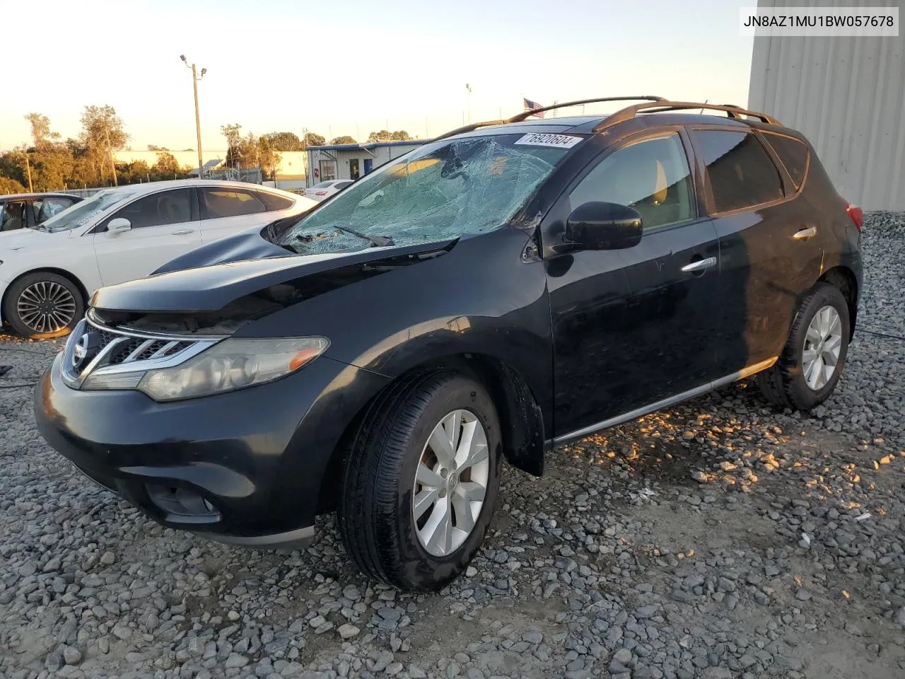 2011 Nissan Murano S VIN: JN8AZ1MU1BW057678 Lot: 76920604