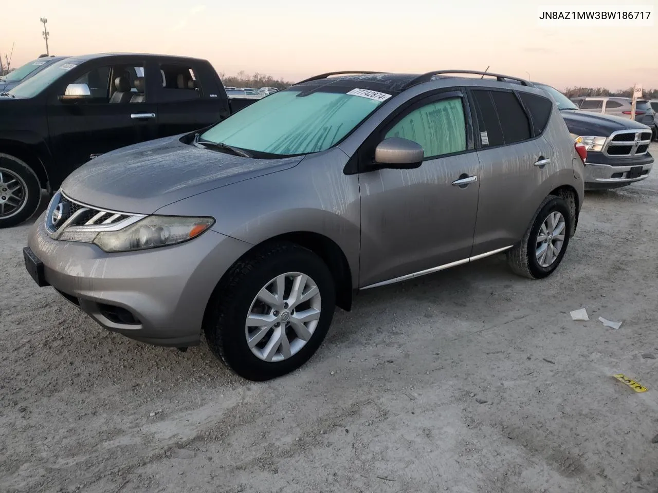 2011 Nissan Murano S VIN: JN8AZ1MW3BW186717 Lot: 77742874