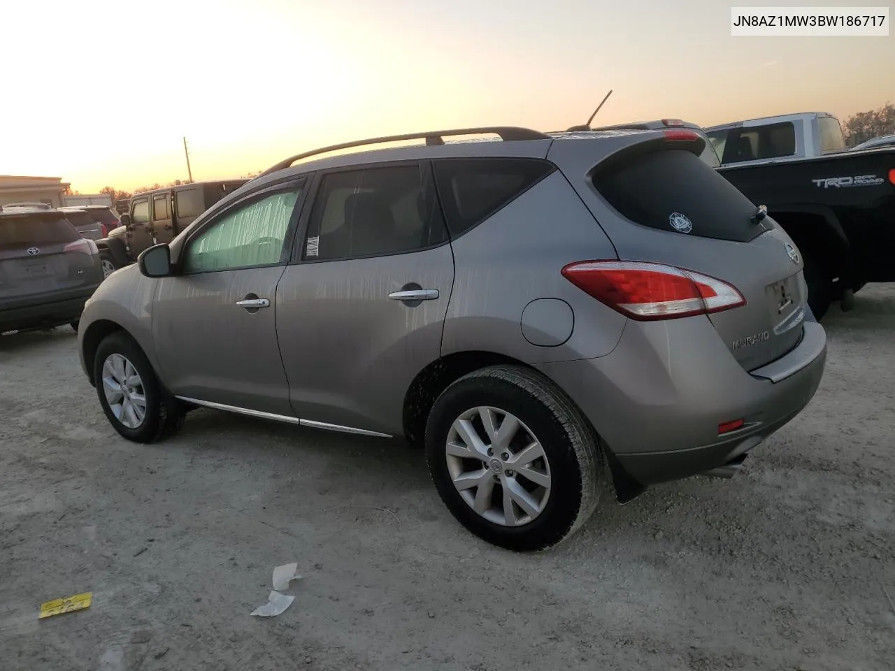 JN8AZ1MW3BW186717 2011 Nissan Murano S