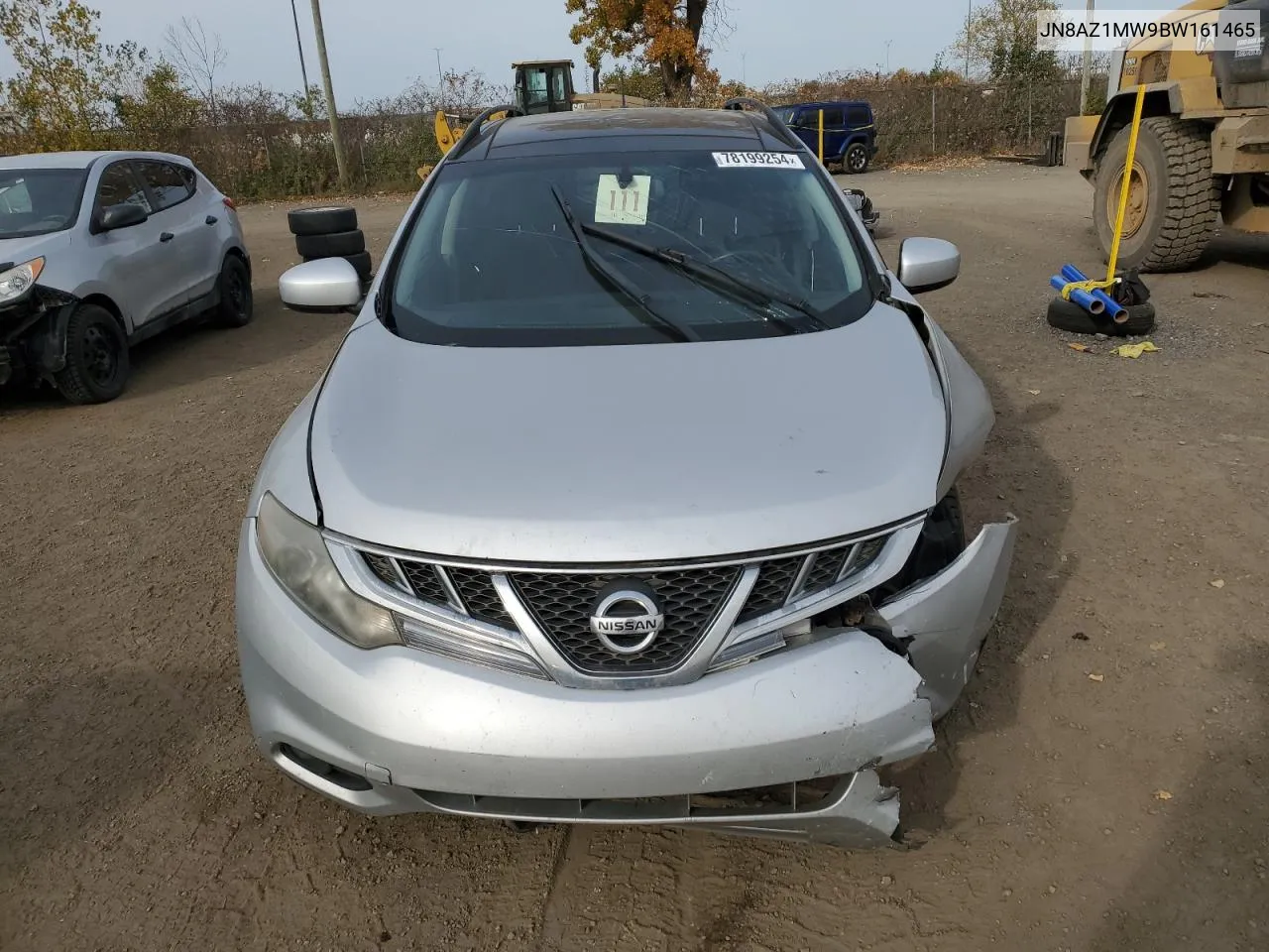 2011 Nissan Murano S VIN: JN8AZ1MW9BW161465 Lot: 78199254