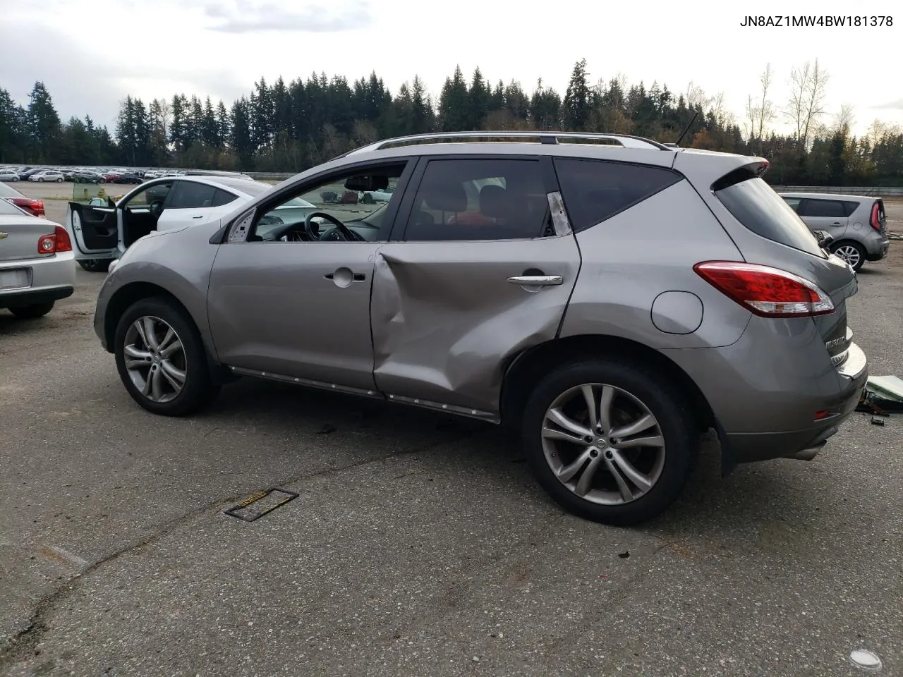 2011 Nissan Murano S VIN: JN8AZ1MW4BW181378 Lot: 78625594