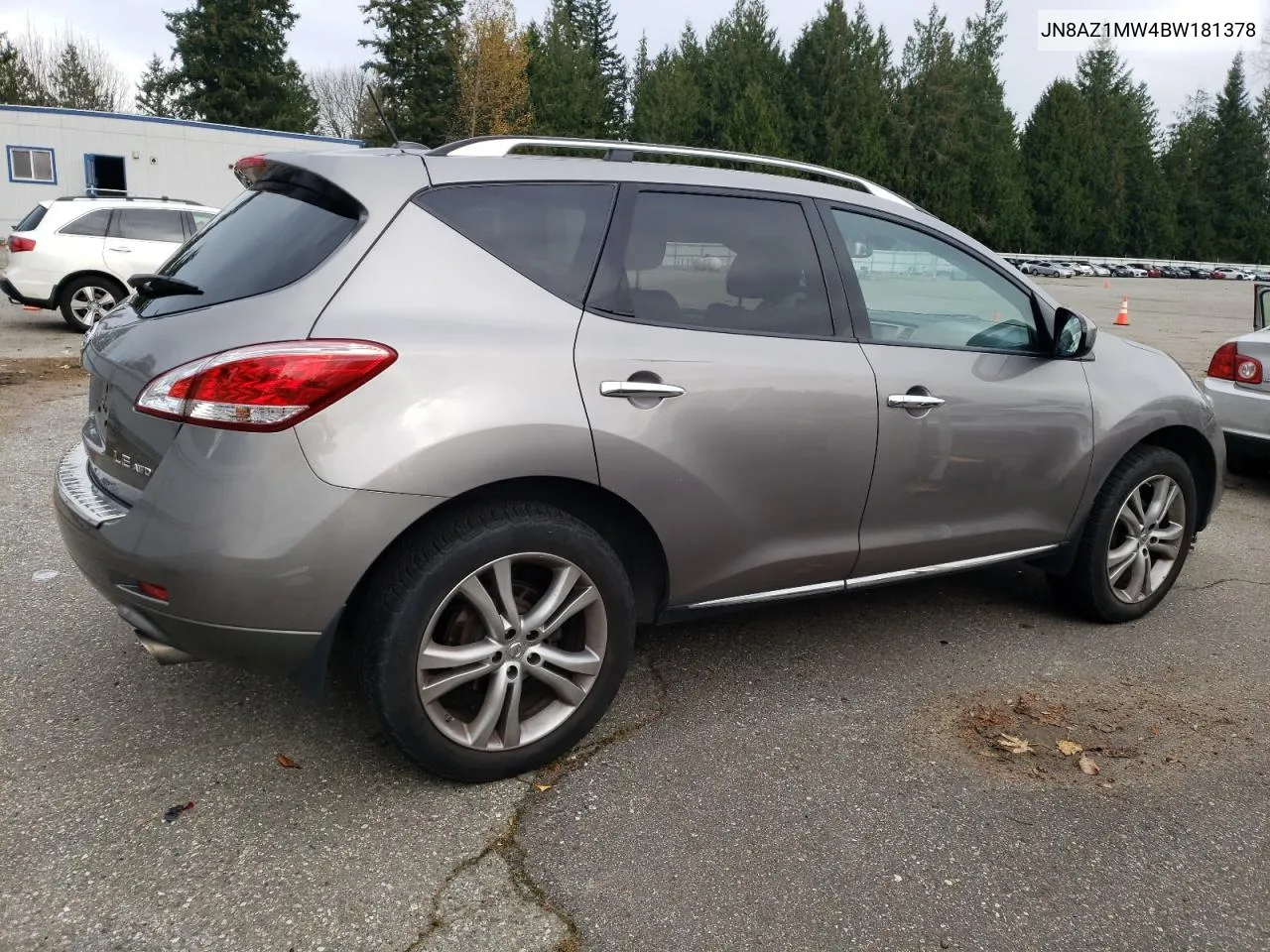 2011 Nissan Murano S VIN: JN8AZ1MW4BW181378 Lot: 78625594