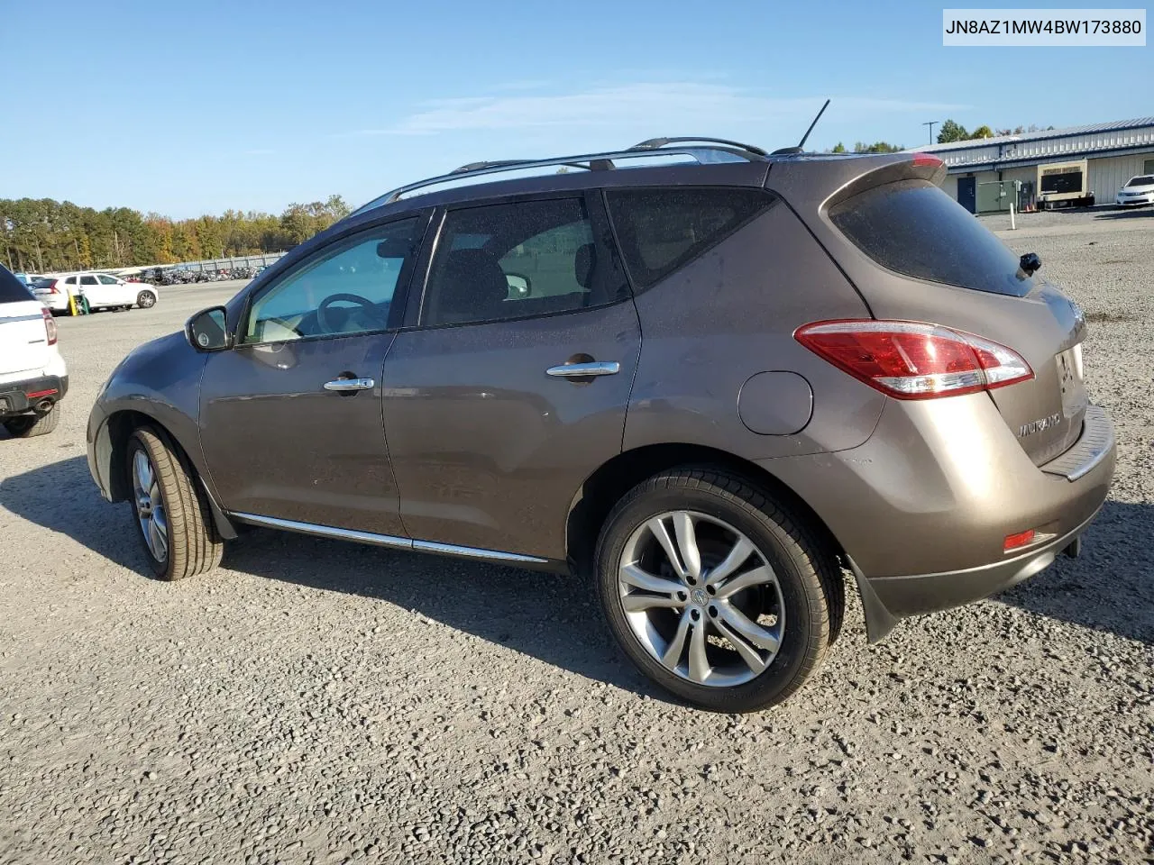 2011 Nissan Murano S VIN: JN8AZ1MW4BW173880 Lot: 78697054