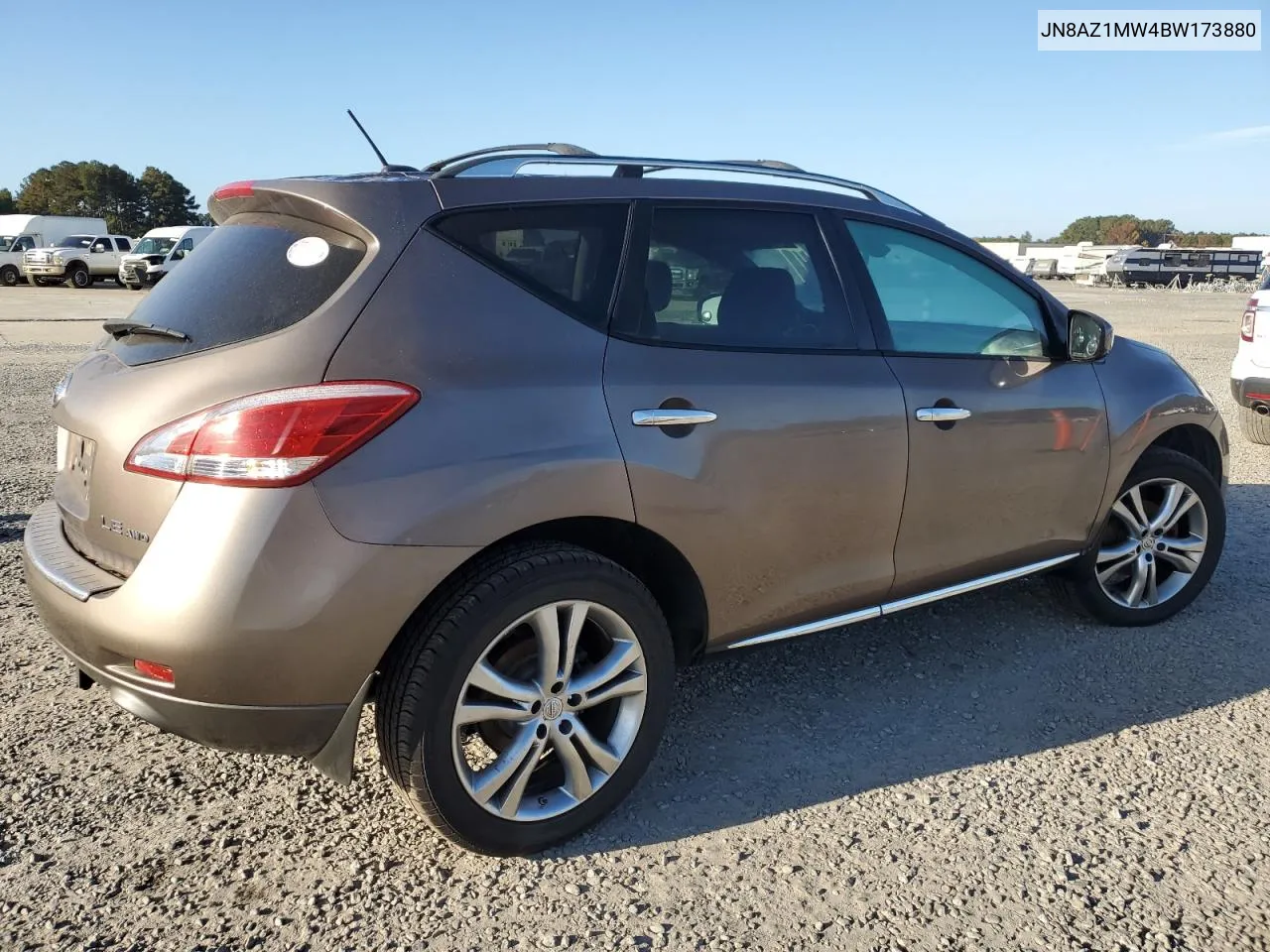 2011 Nissan Murano S VIN: JN8AZ1MW4BW173880 Lot: 78697054