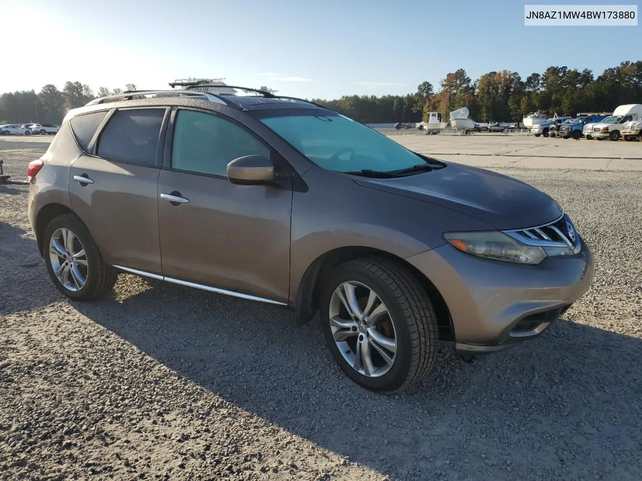 2011 Nissan Murano S VIN: JN8AZ1MW4BW173880 Lot: 78697054