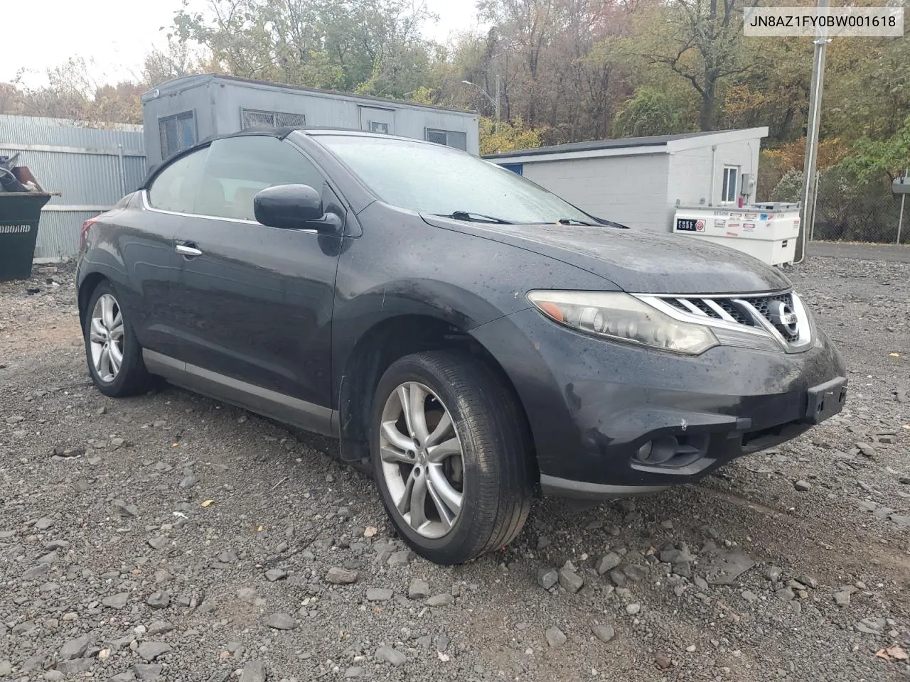 2011 Nissan Murano Crosscabriolet VIN: JN8AZ1FY0BW001618 Lot: 78935664