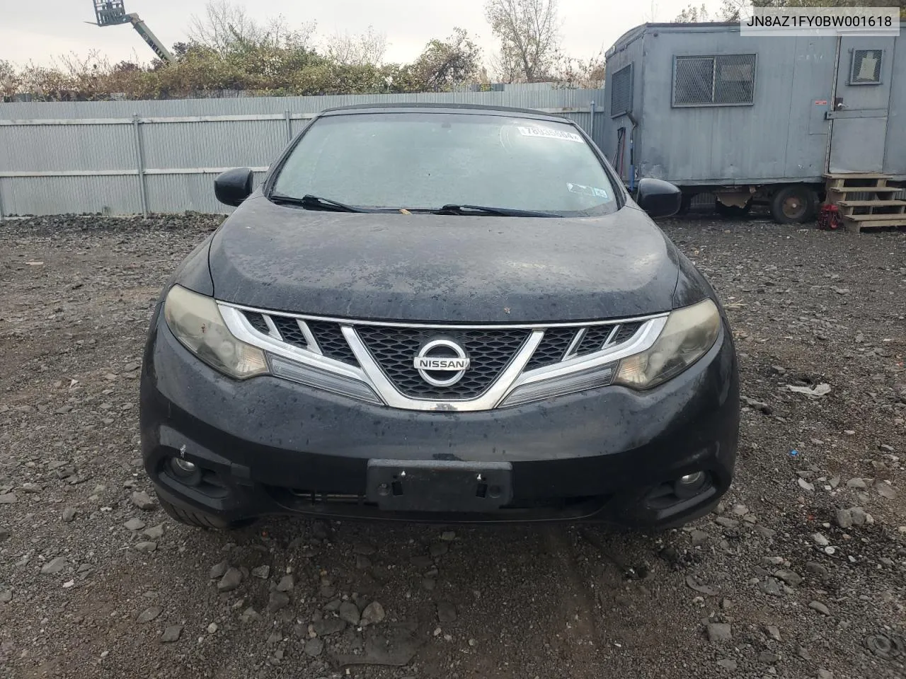 2011 Nissan Murano Crosscabriolet VIN: JN8AZ1FY0BW001618 Lot: 78935664