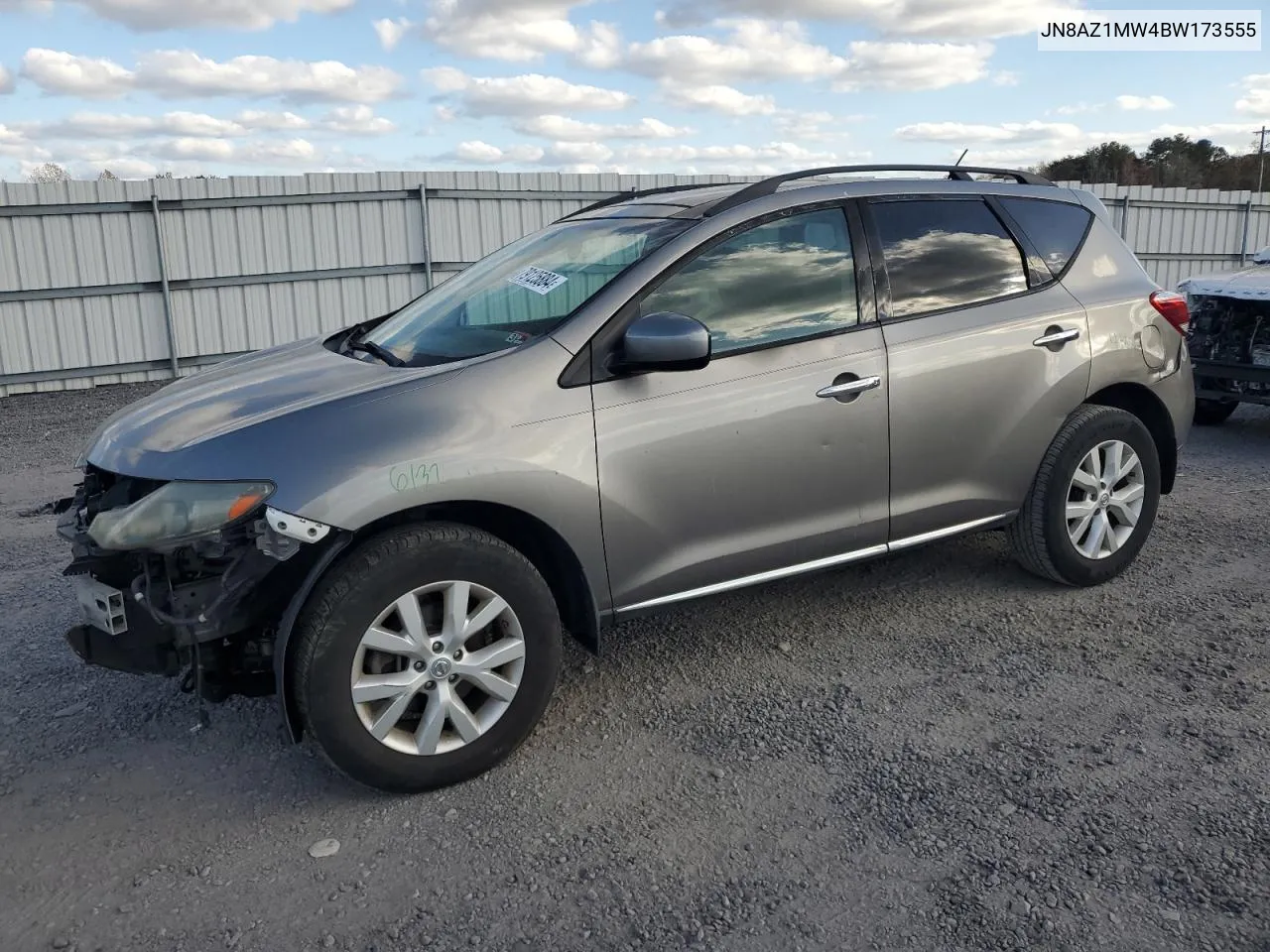 2011 Nissan Murano S VIN: JN8AZ1MW4BW173555 Lot: 79125884