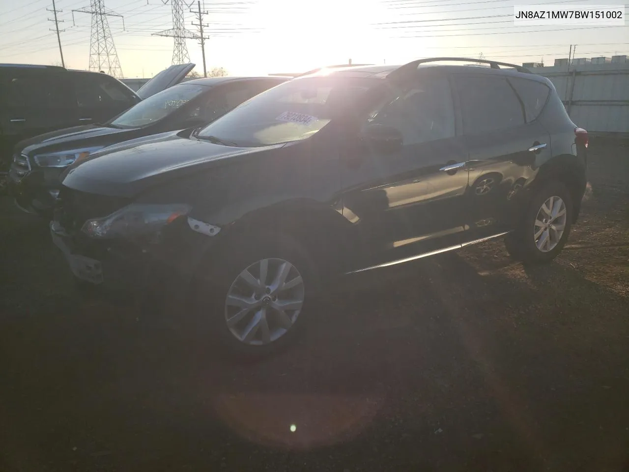 2011 Nissan Murano S VIN: JN8AZ1MW7BW151002 Lot: 79213934