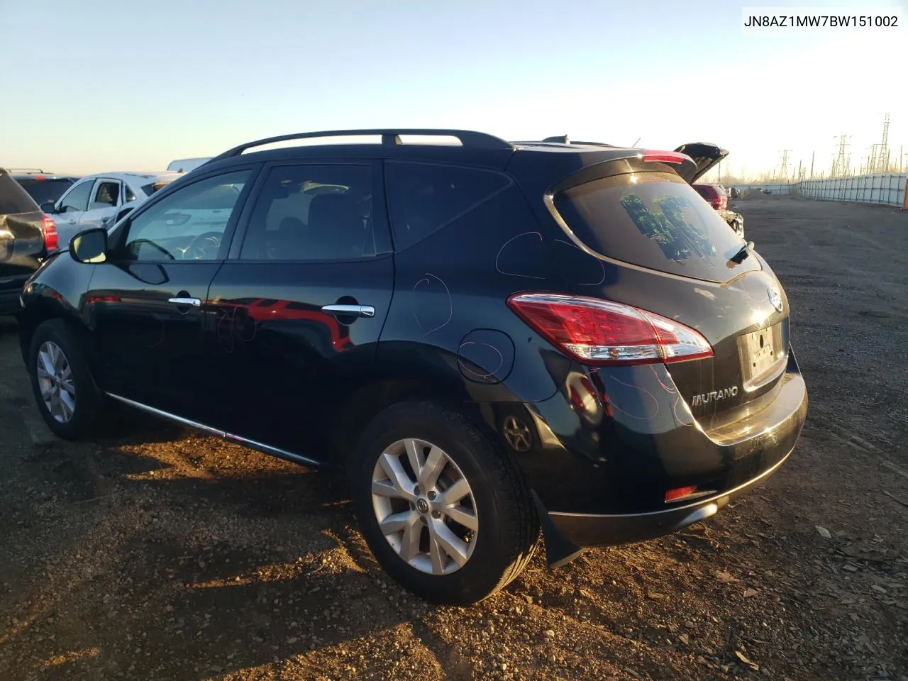 2011 Nissan Murano S VIN: JN8AZ1MW7BW151002 Lot: 79213934