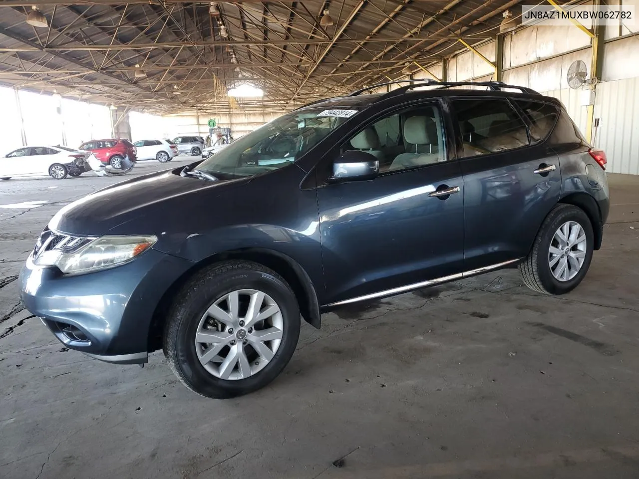 2011 Nissan Murano S VIN: JN8AZ1MUXBW062782 Lot: 79442814