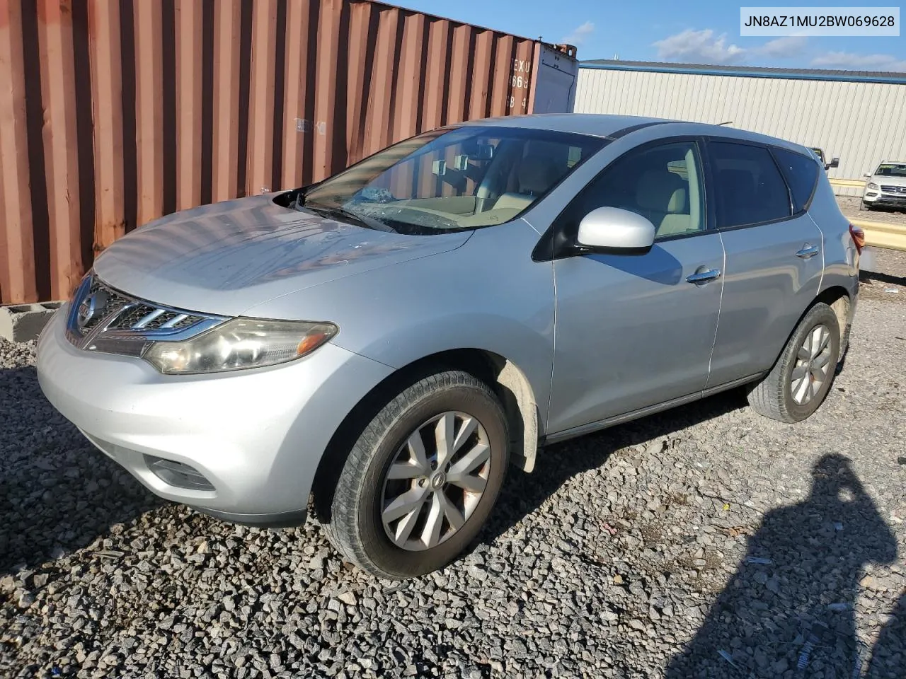 2011 Nissan Murano S VIN: JN8AZ1MU2BW069628 Lot: 80768774