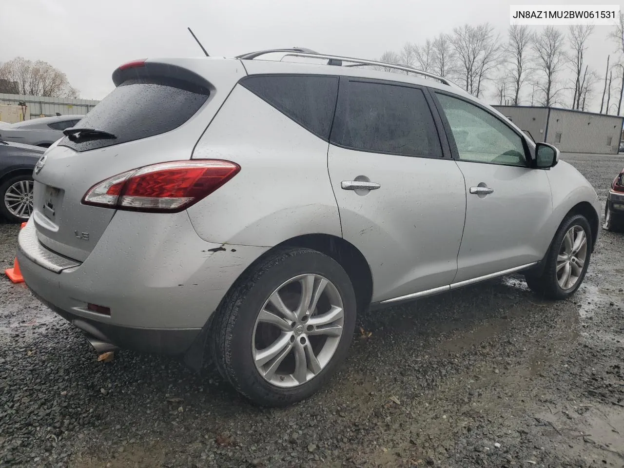 2011 Nissan Murano S VIN: JN8AZ1MU2BW061531 Lot: 81154534