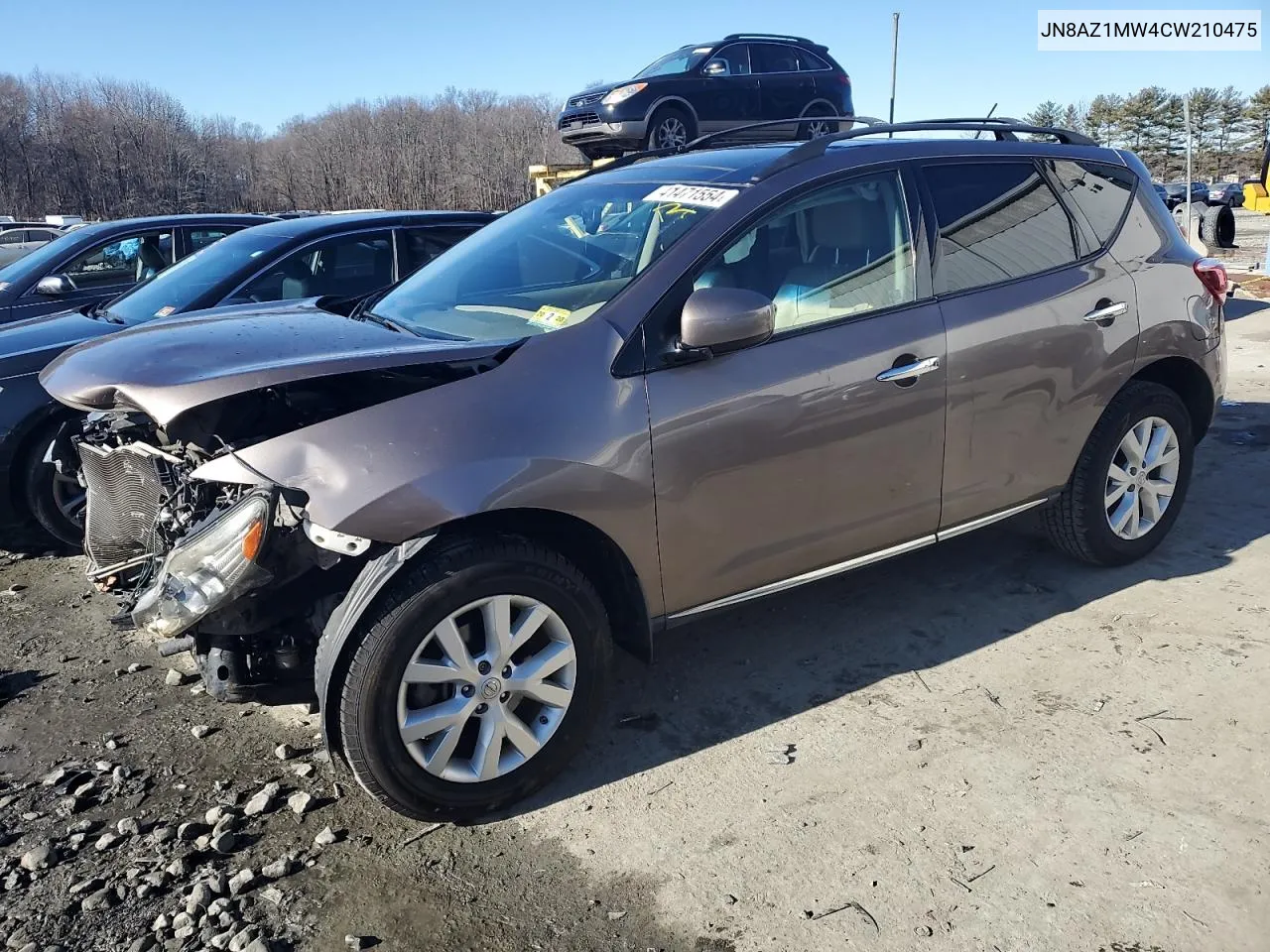 2012 Nissan Murano S VIN: JN8AZ1MW4CW210475 Lot: 41471554