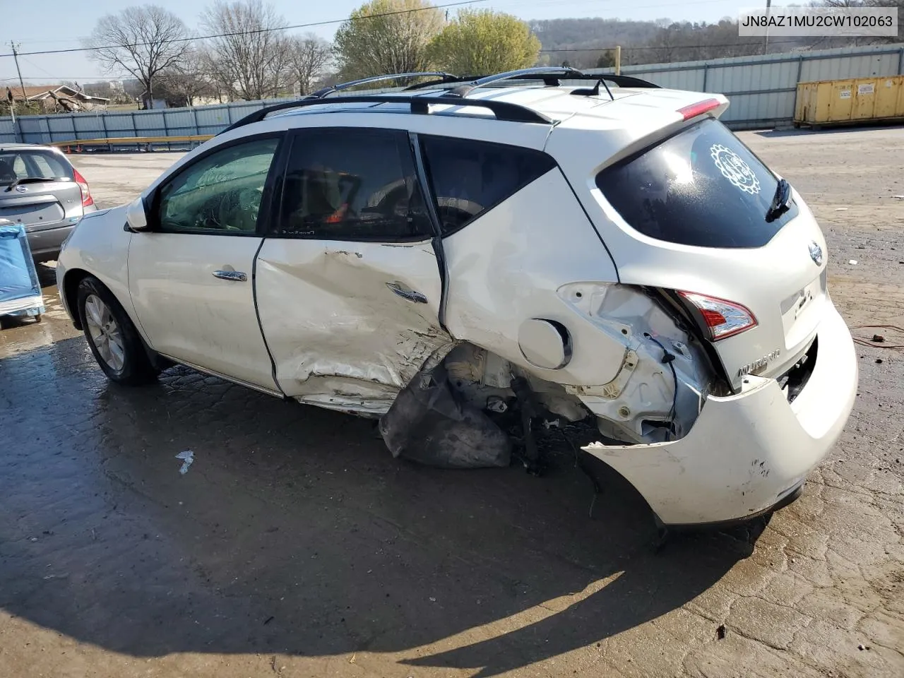 2012 Nissan Murano S VIN: JN8AZ1MU2CW102063 Lot: 47667194