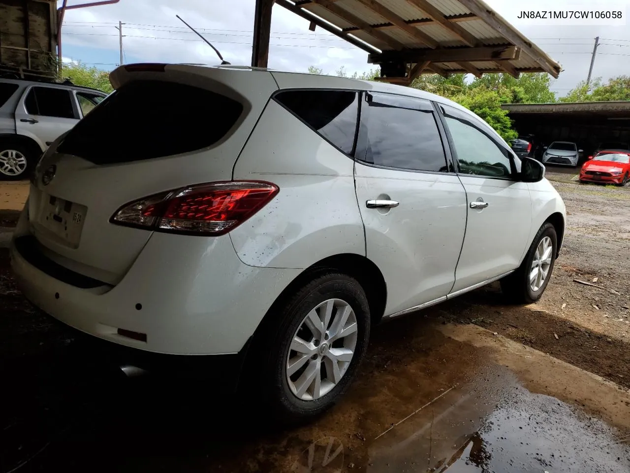 2012 Nissan Murano S VIN: JN8AZ1MU7CW106058 Lot: 51264774