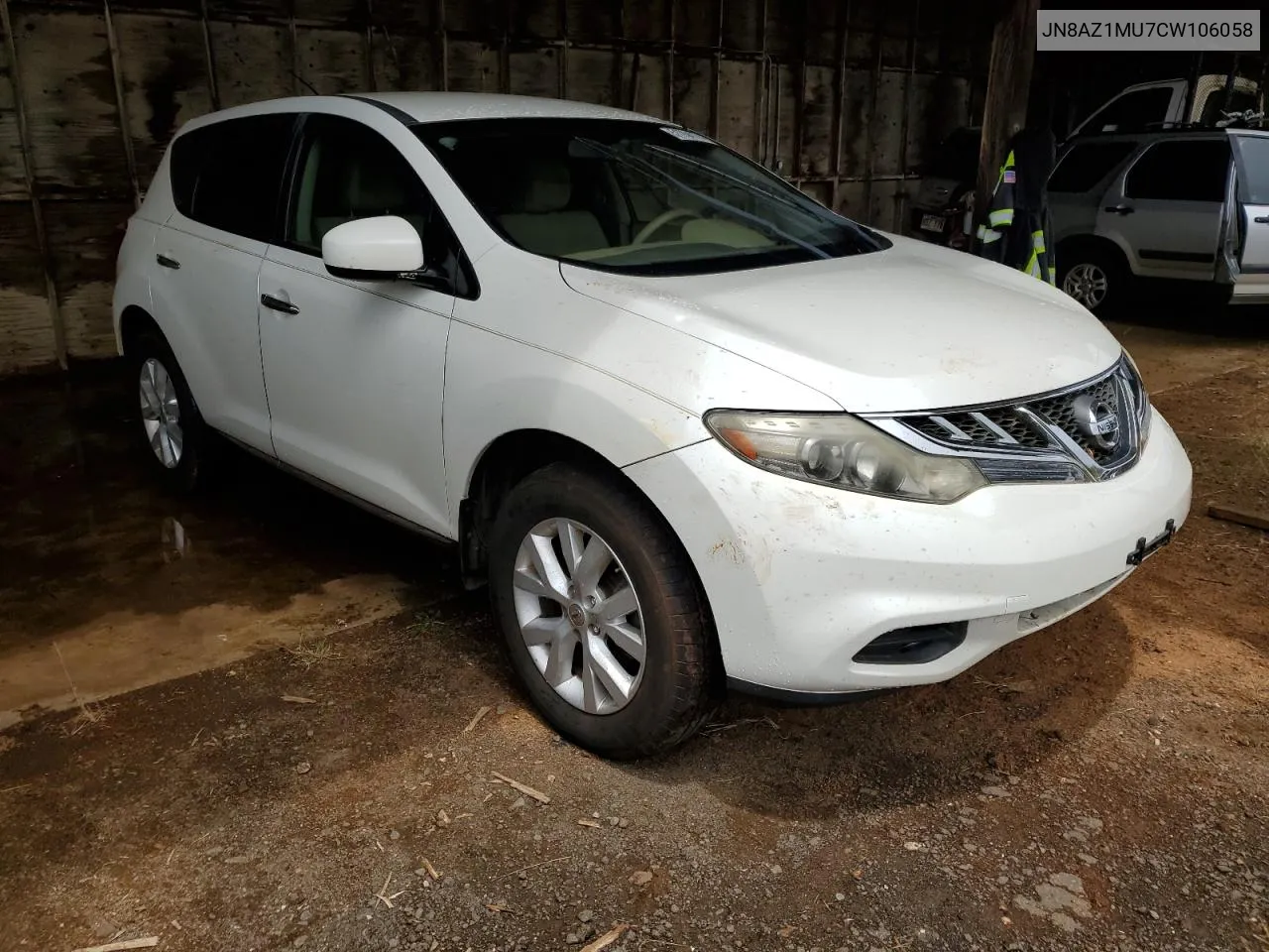 JN8AZ1MU7CW106058 2012 Nissan Murano S