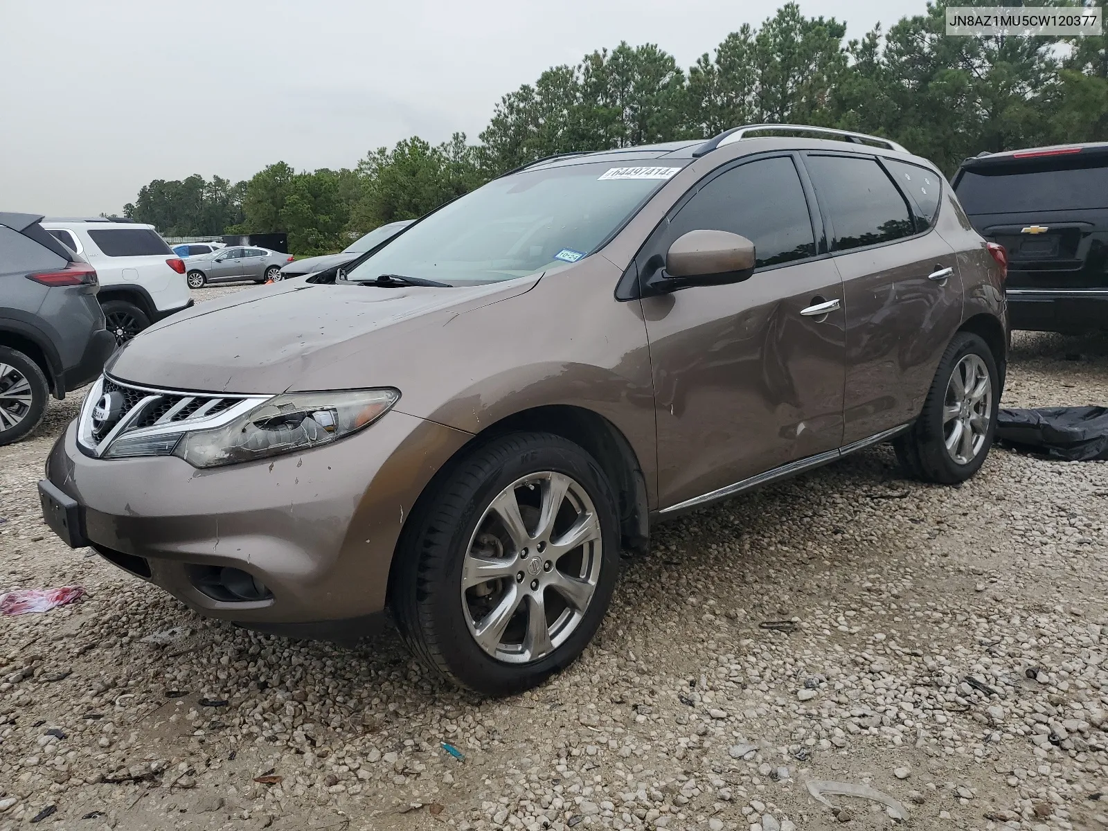 2012 Nissan Murano S VIN: JN8AZ1MU5CW120377 Lot: 64497414