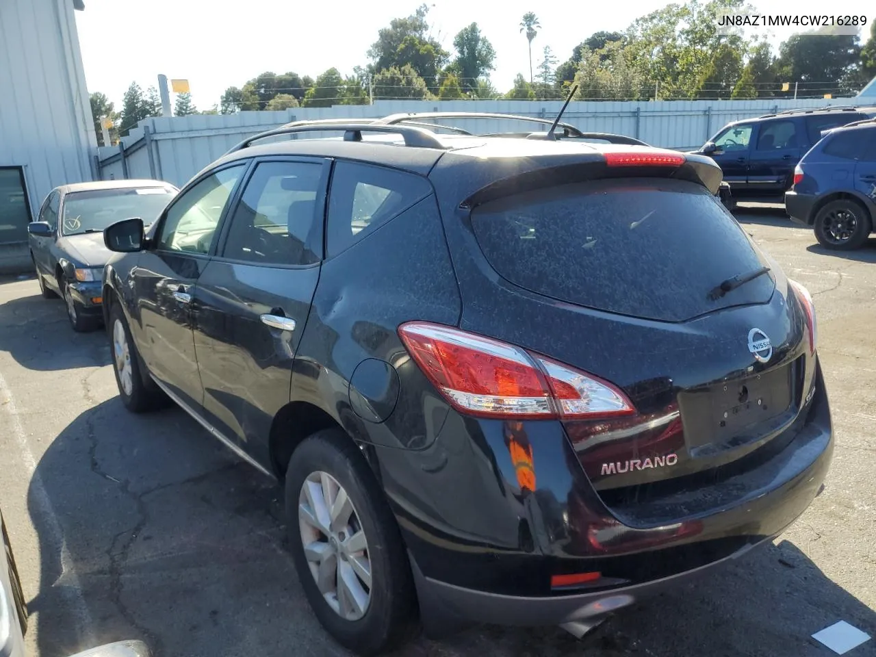 2012 Nissan Murano S VIN: JN8AZ1MW4CW216289 Lot: 67075694