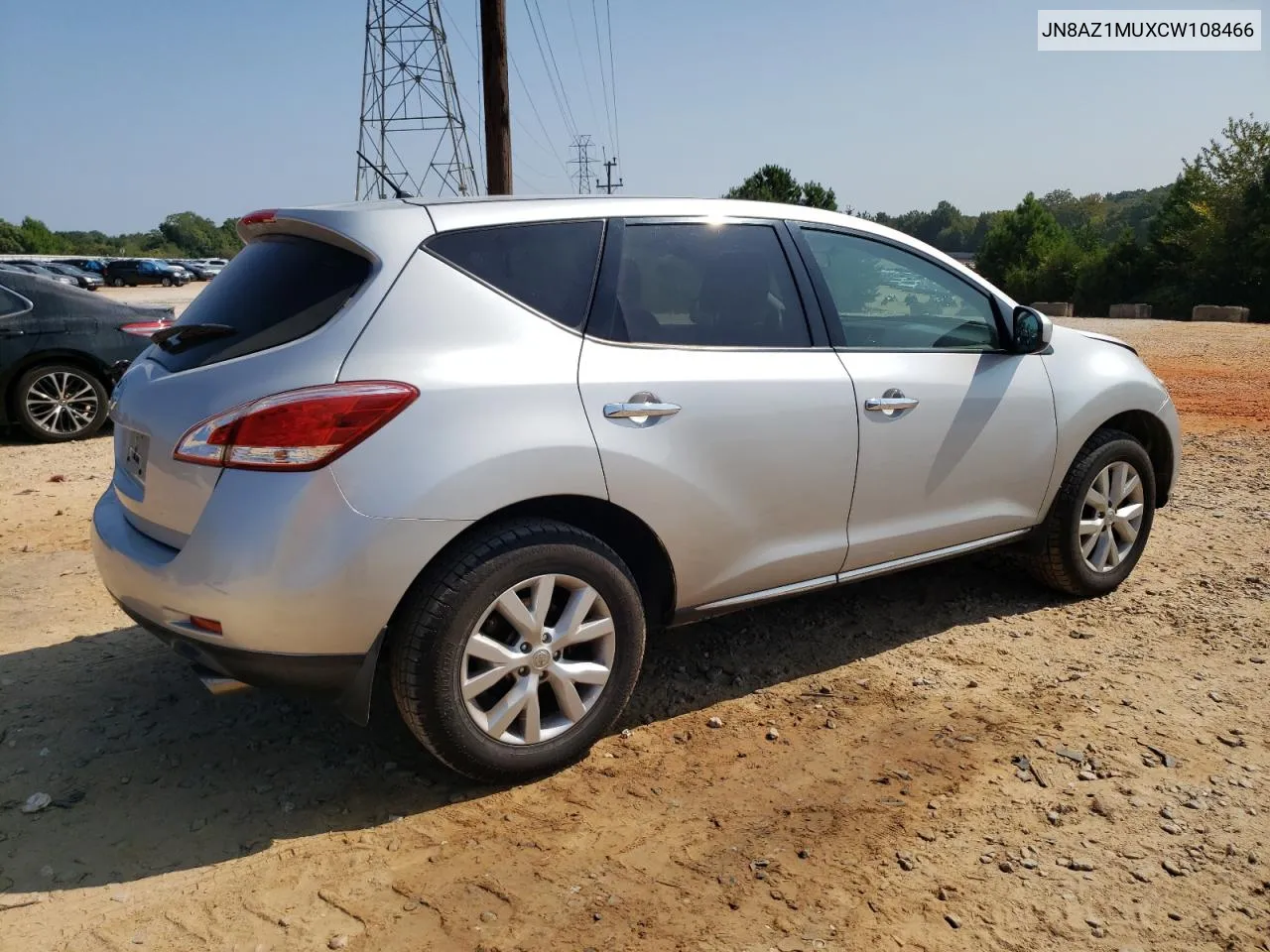 2012 Nissan Murano S VIN: JN8AZ1MUXCW108466 Lot: 69039804