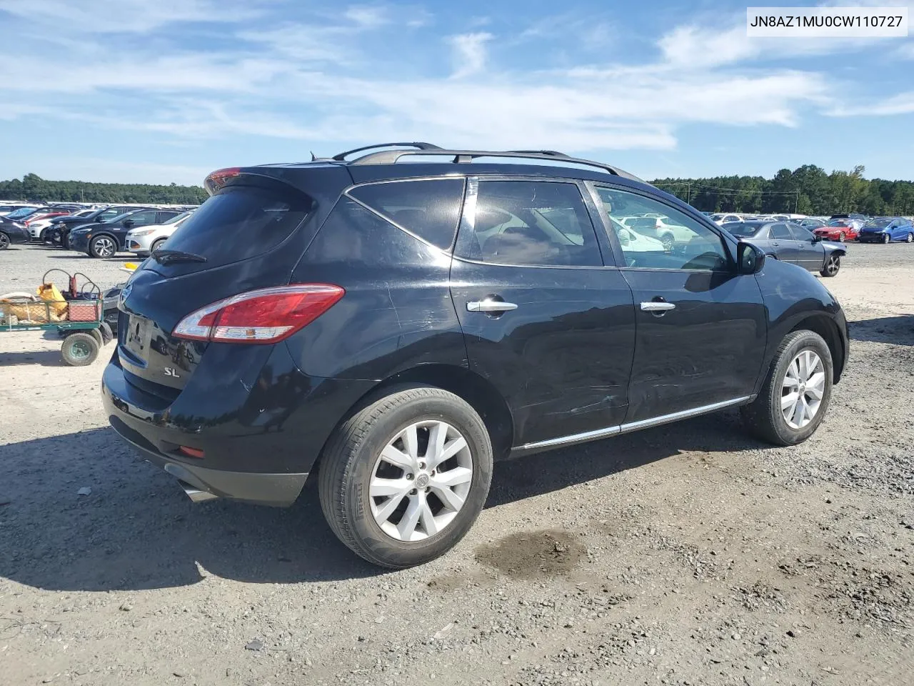 2012 Nissan Murano S VIN: JN8AZ1MU0CW110727 Lot: 69971234