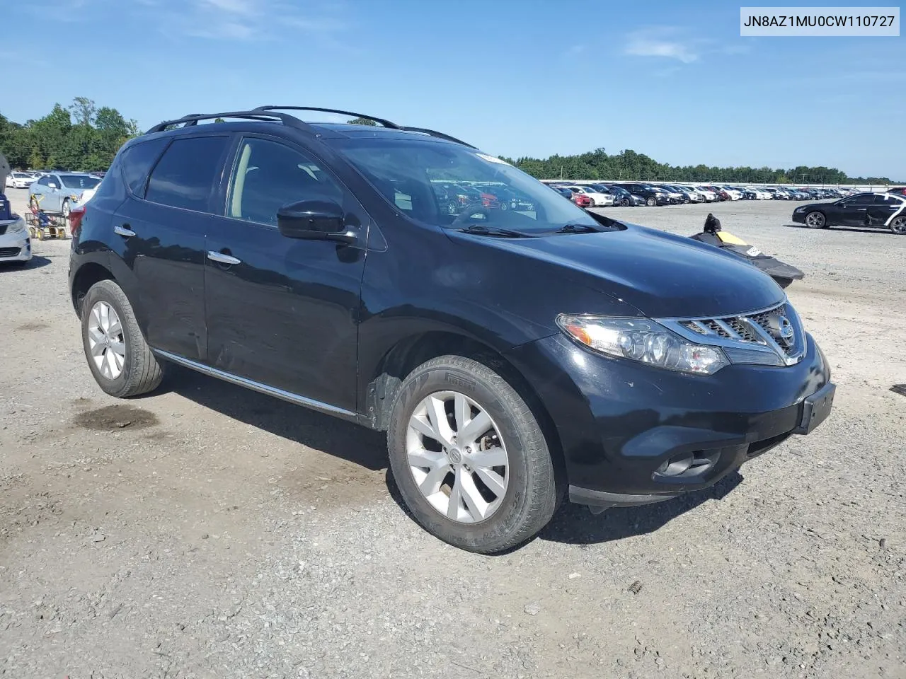 2012 Nissan Murano S VIN: JN8AZ1MU0CW110727 Lot: 69971234