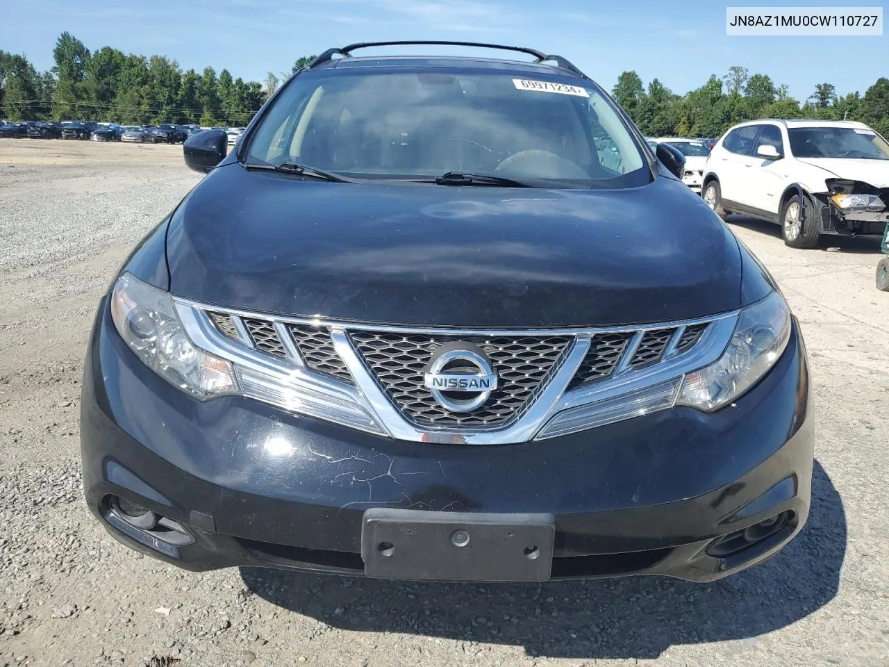 2012 Nissan Murano S VIN: JN8AZ1MU0CW110727 Lot: 69971234