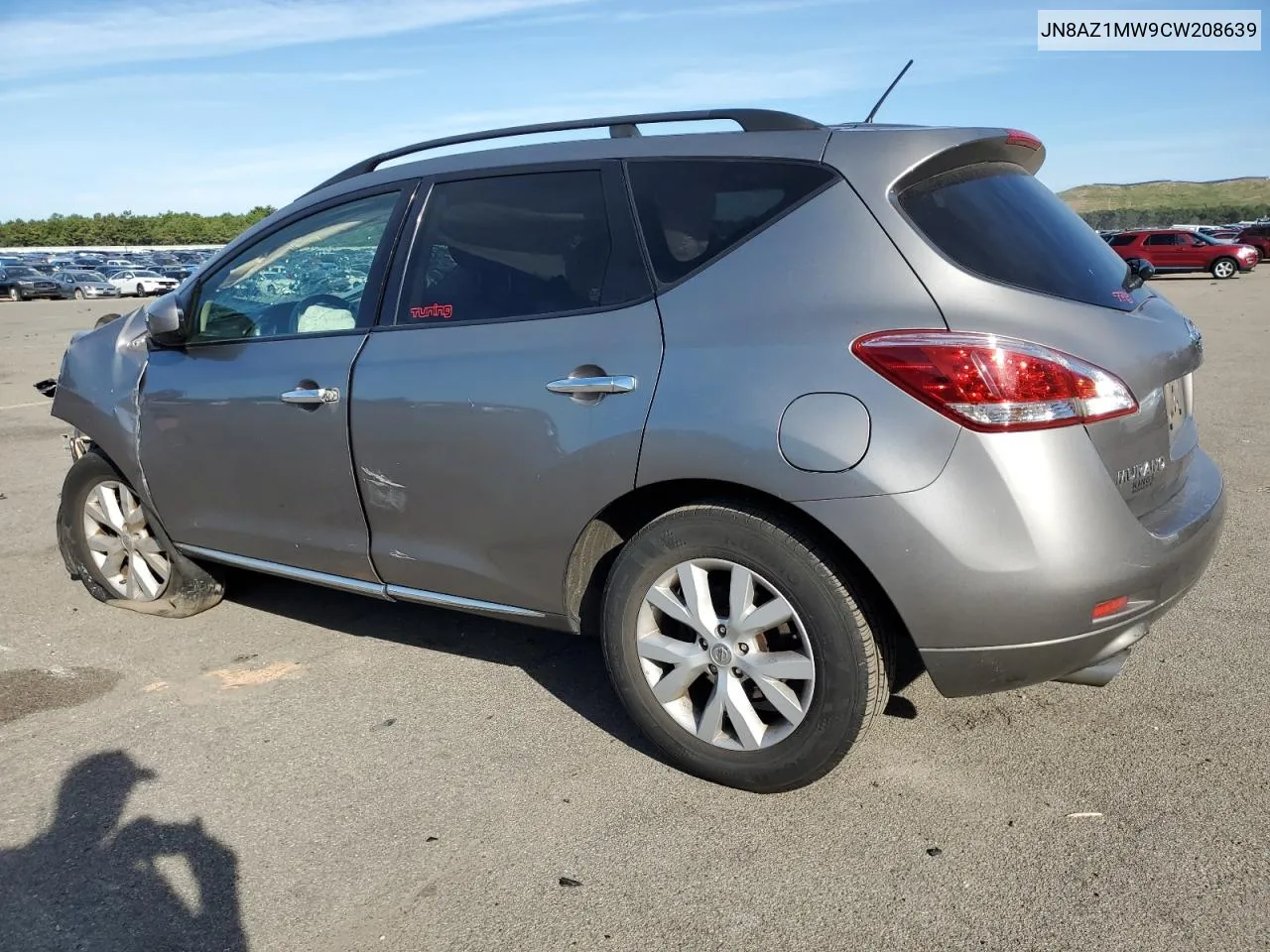 2012 Nissan Murano S VIN: JN8AZ1MW9CW208639 Lot: 70417564