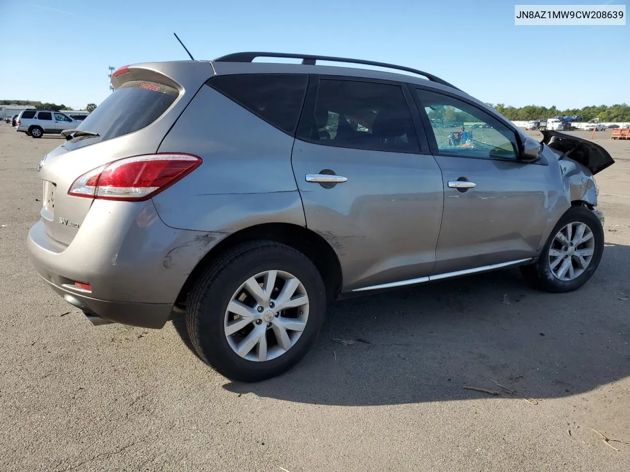 2012 Nissan Murano S VIN: JN8AZ1MW9CW208639 Lot: 70417564