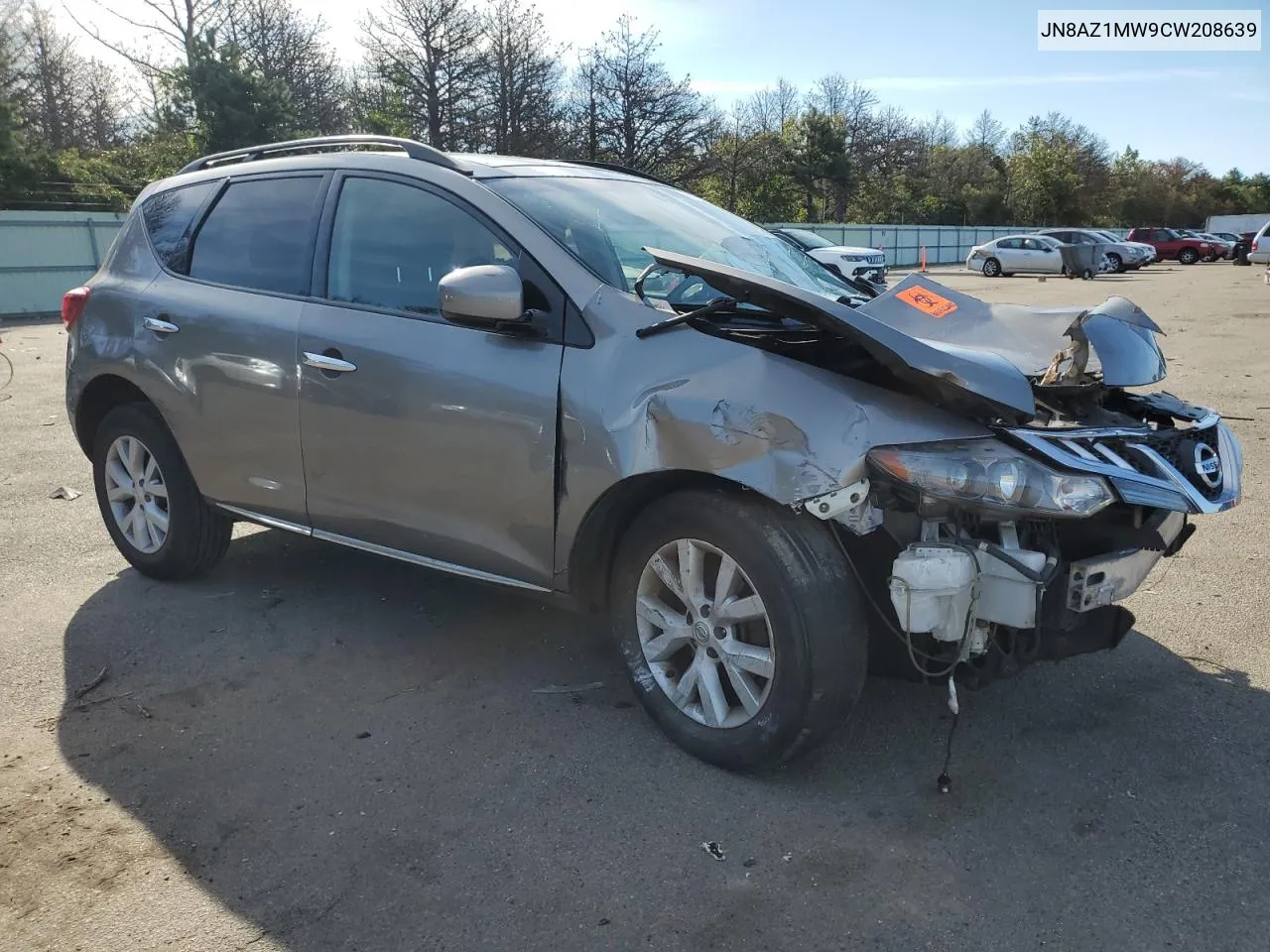 2012 Nissan Murano S VIN: JN8AZ1MW9CW208639 Lot: 70417564