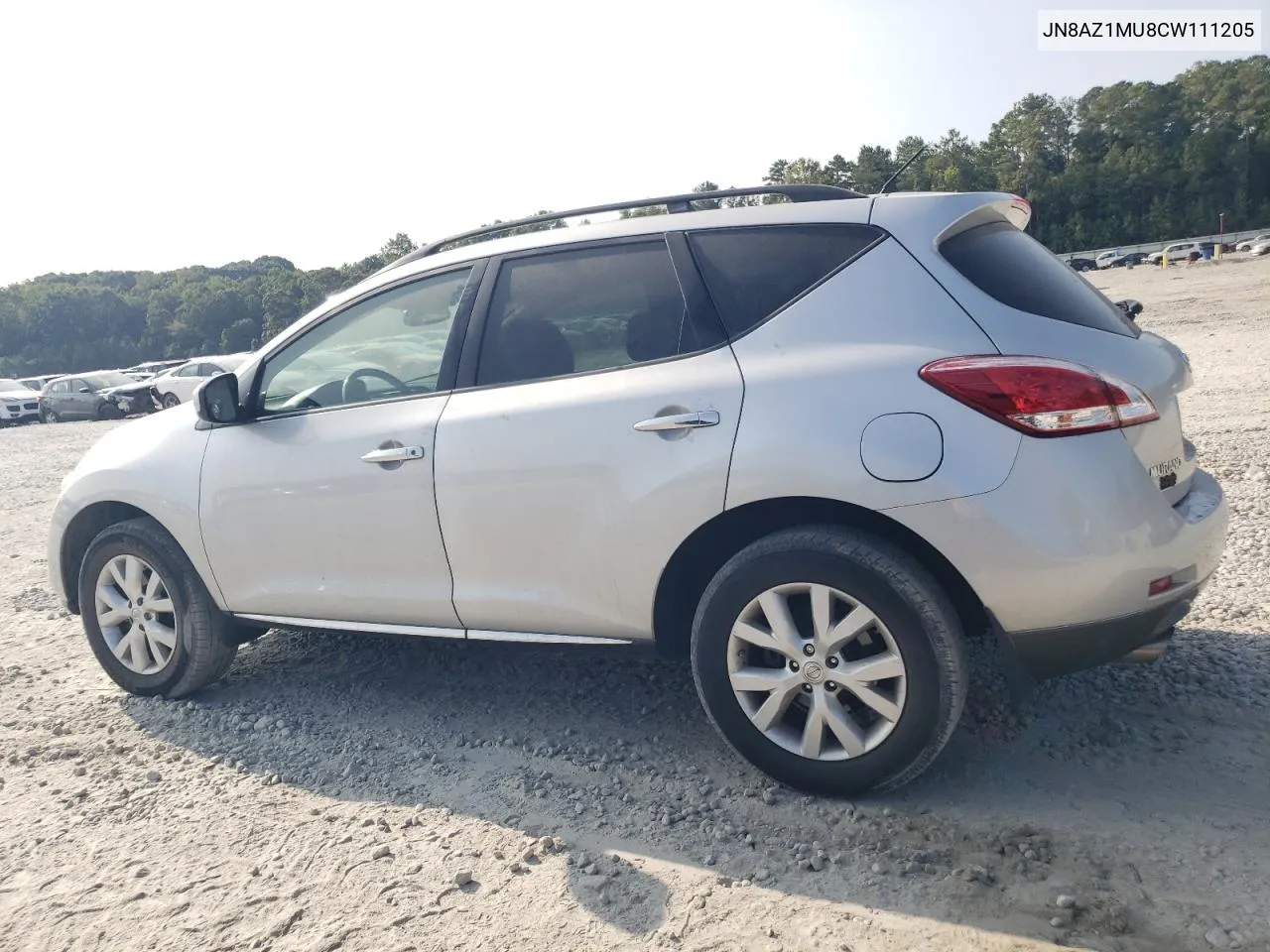 2012 Nissan Murano S VIN: JN8AZ1MU8CW111205 Lot: 70874384