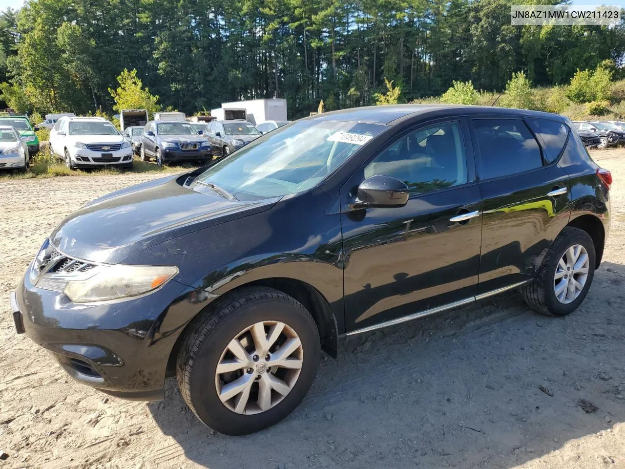 2012 Nissan Murano S VIN: JN8AZ1MW1CW211423 Lot: 71049294