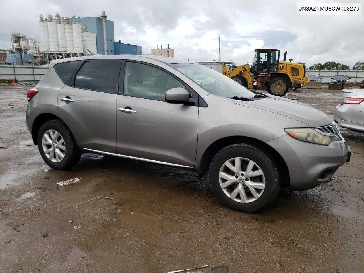 2012 Nissan Murano S VIN: JN8AZ1MU8CW103279 Lot: 71454034