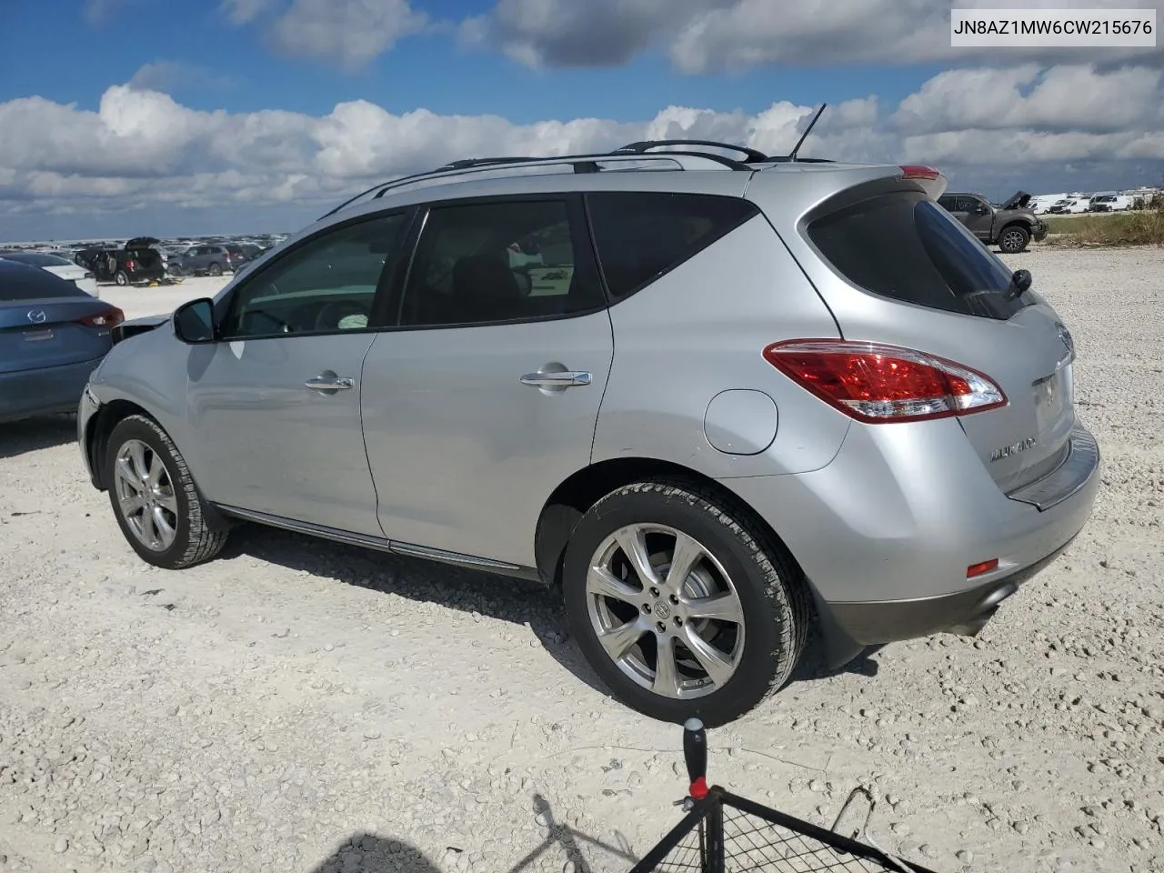 JN8AZ1MW6CW215676 2012 Nissan Murano S