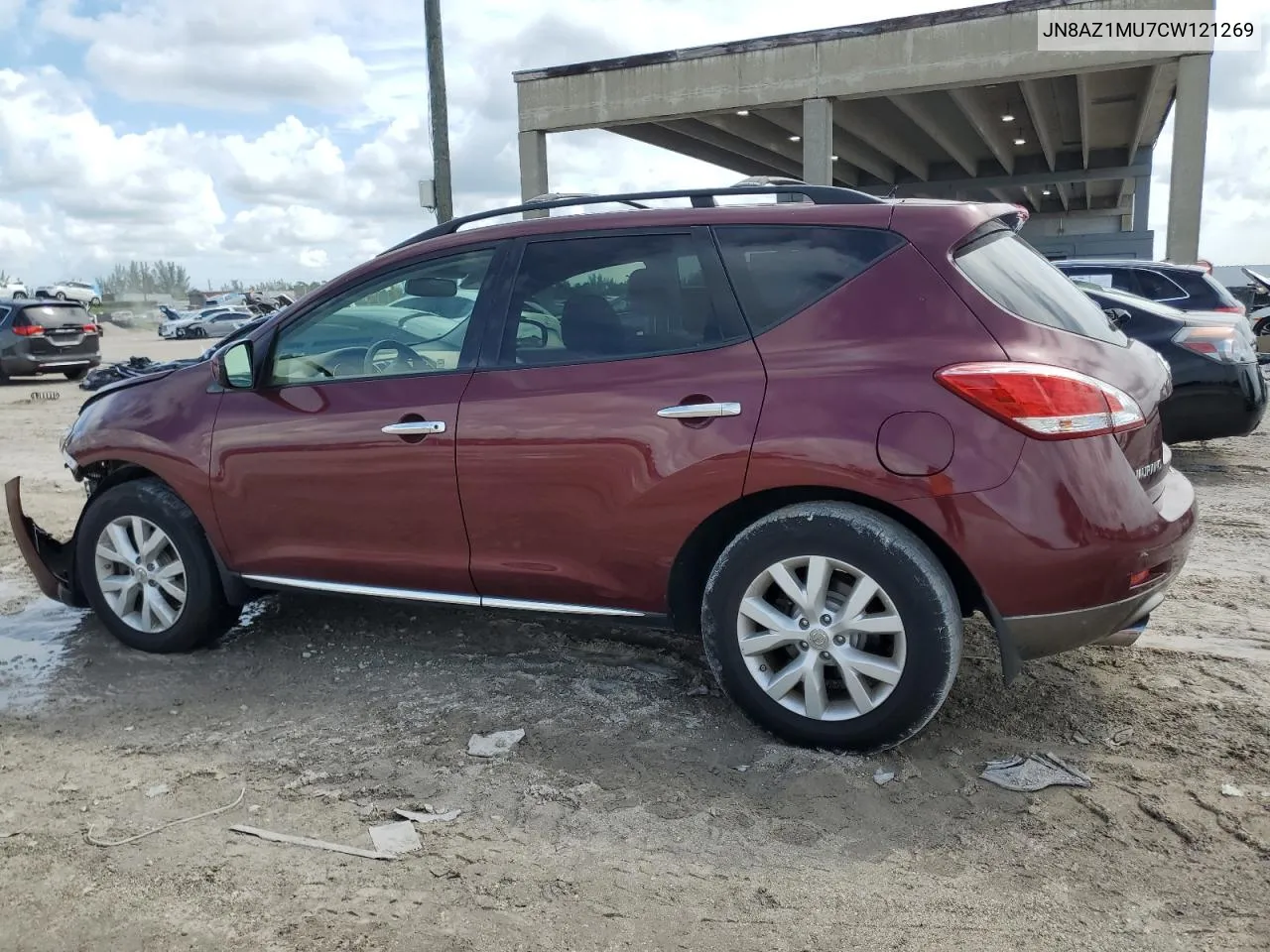 2012 Nissan Murano S VIN: JN8AZ1MU7CW121269 Lot: 72193704