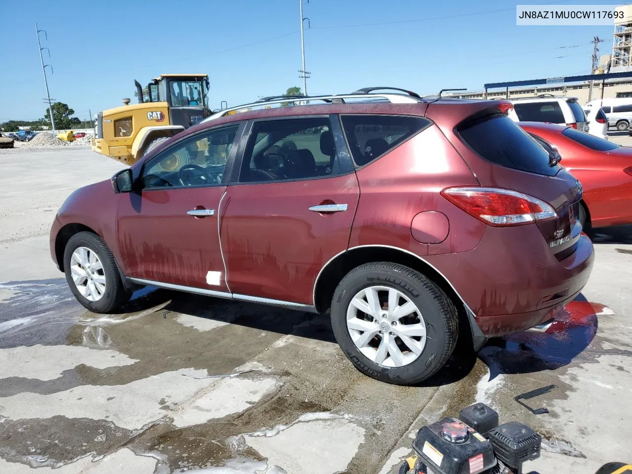 2012 Nissan Murano S VIN: JN8AZ1MU0CW117693 Lot: 73566144